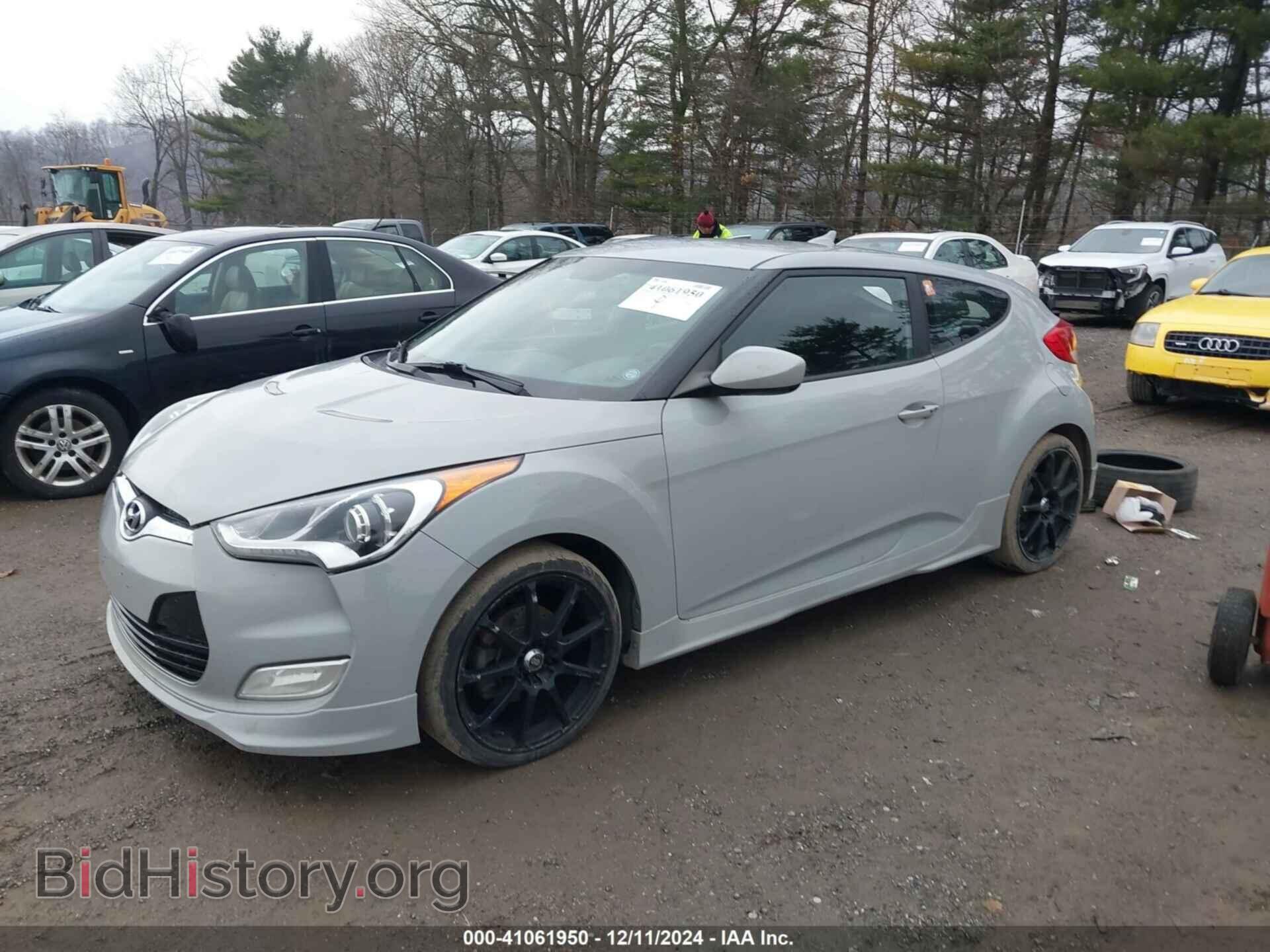 2013 HYUNDAI VELOSTER - VIN: KMHTC6AD9DU128918 - Фото 2