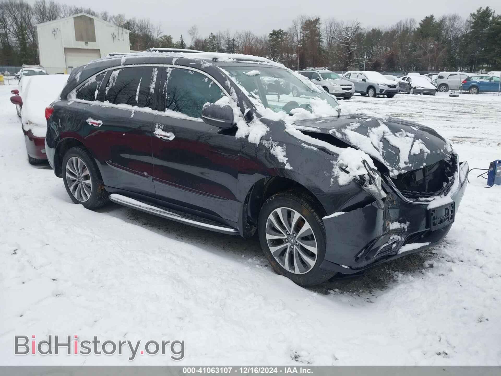 Фотография 5FRYD4H66GB026538 - ACURA MDX 2016
