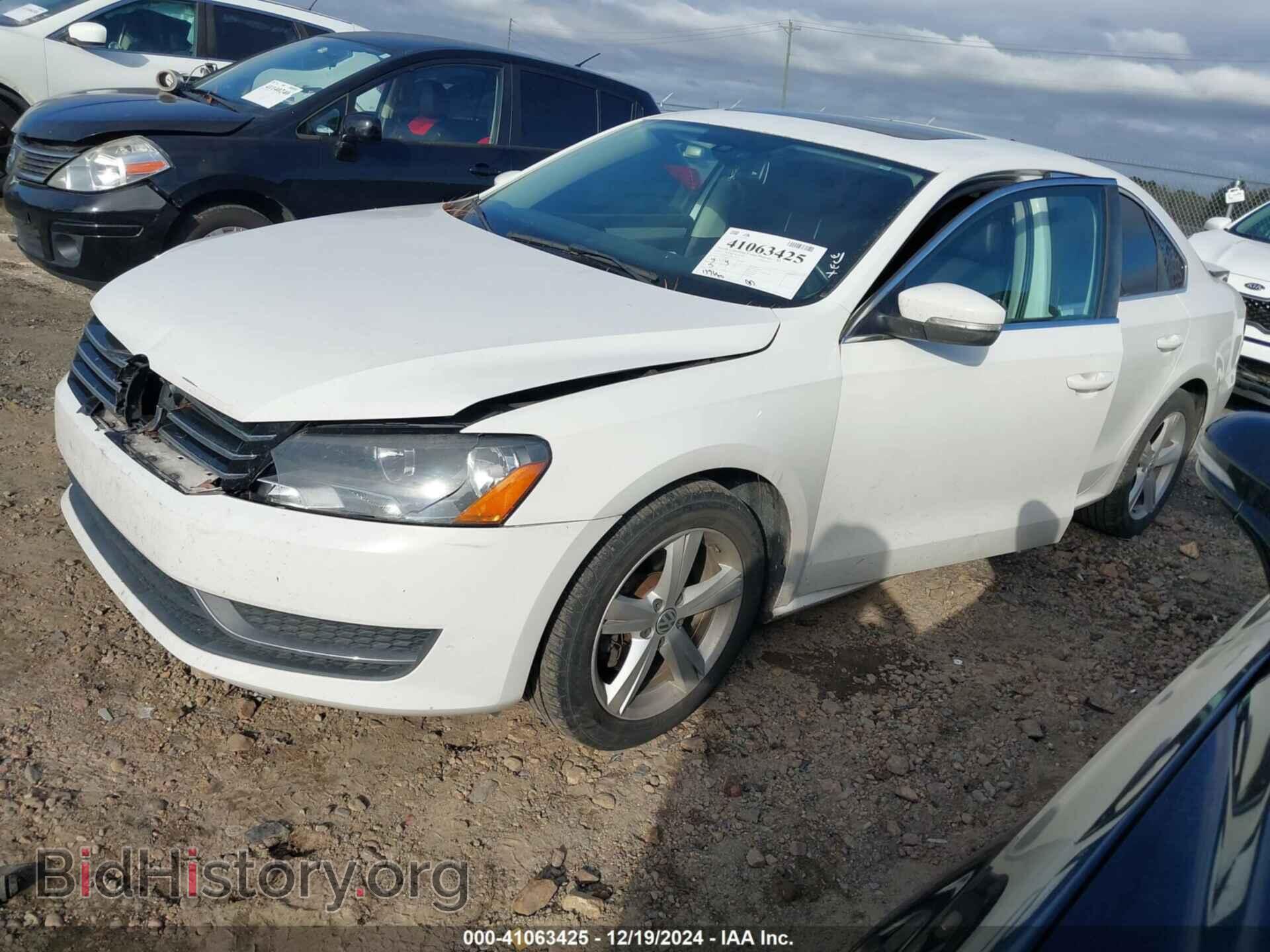 2013 VOLKSWAGEN PASSAT - VIN: 1VWBP7A31DC078553 - Фото 2