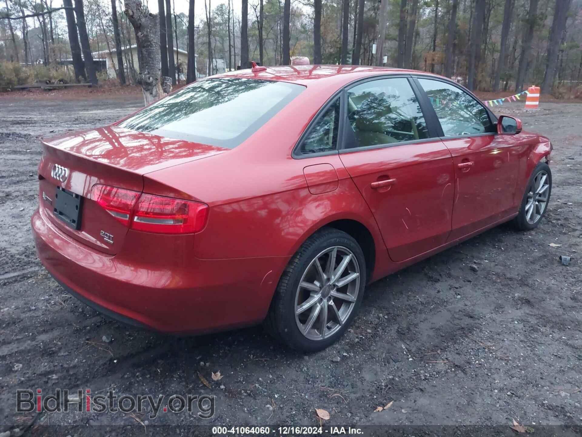 2013 AUDI A4 - VIN: WAUBFAFL0DN024948 - Фото 4