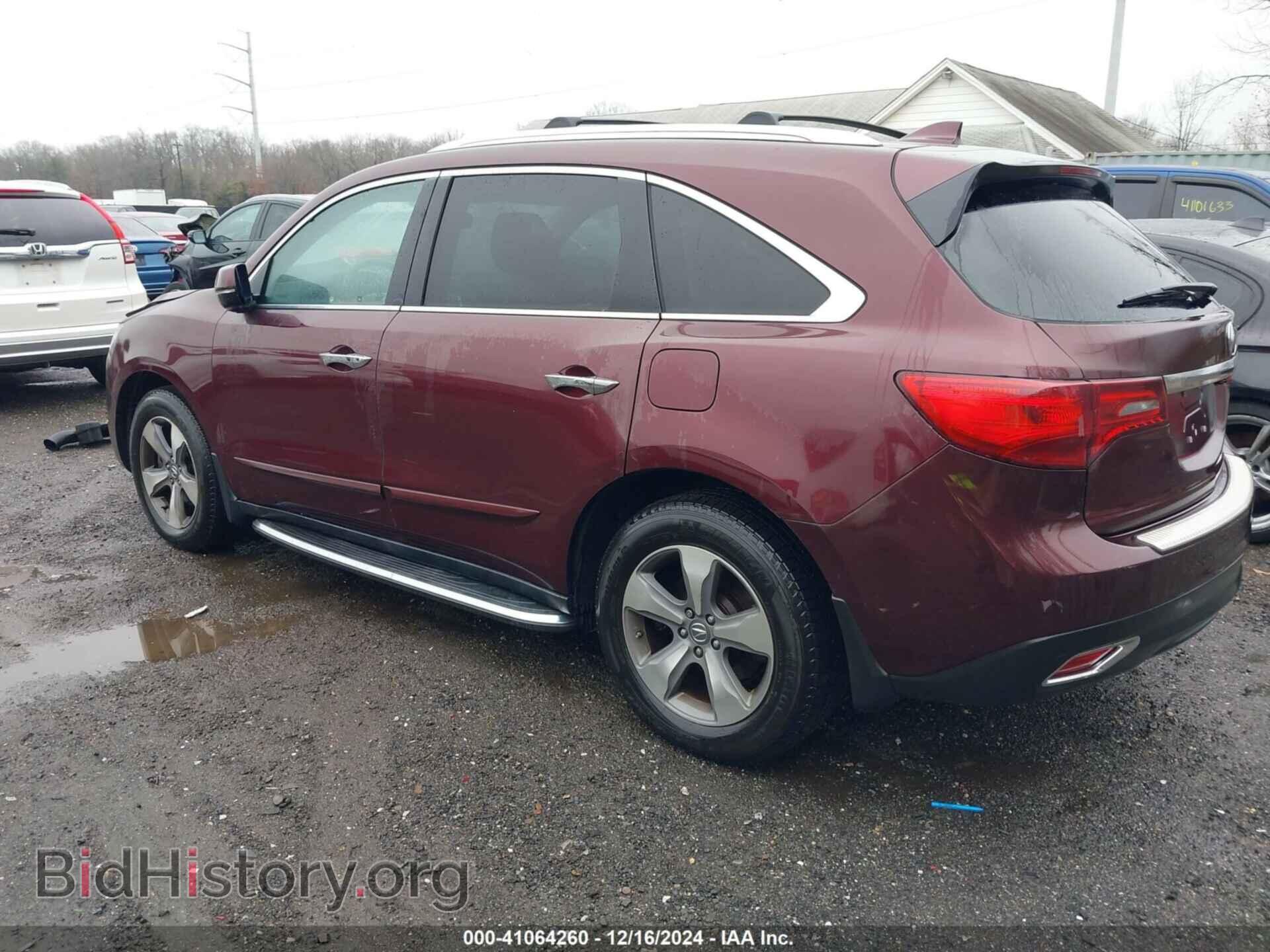 2014 ACURA MDX - VIN: 5FRYD4H2XEB031431 - Фото 3