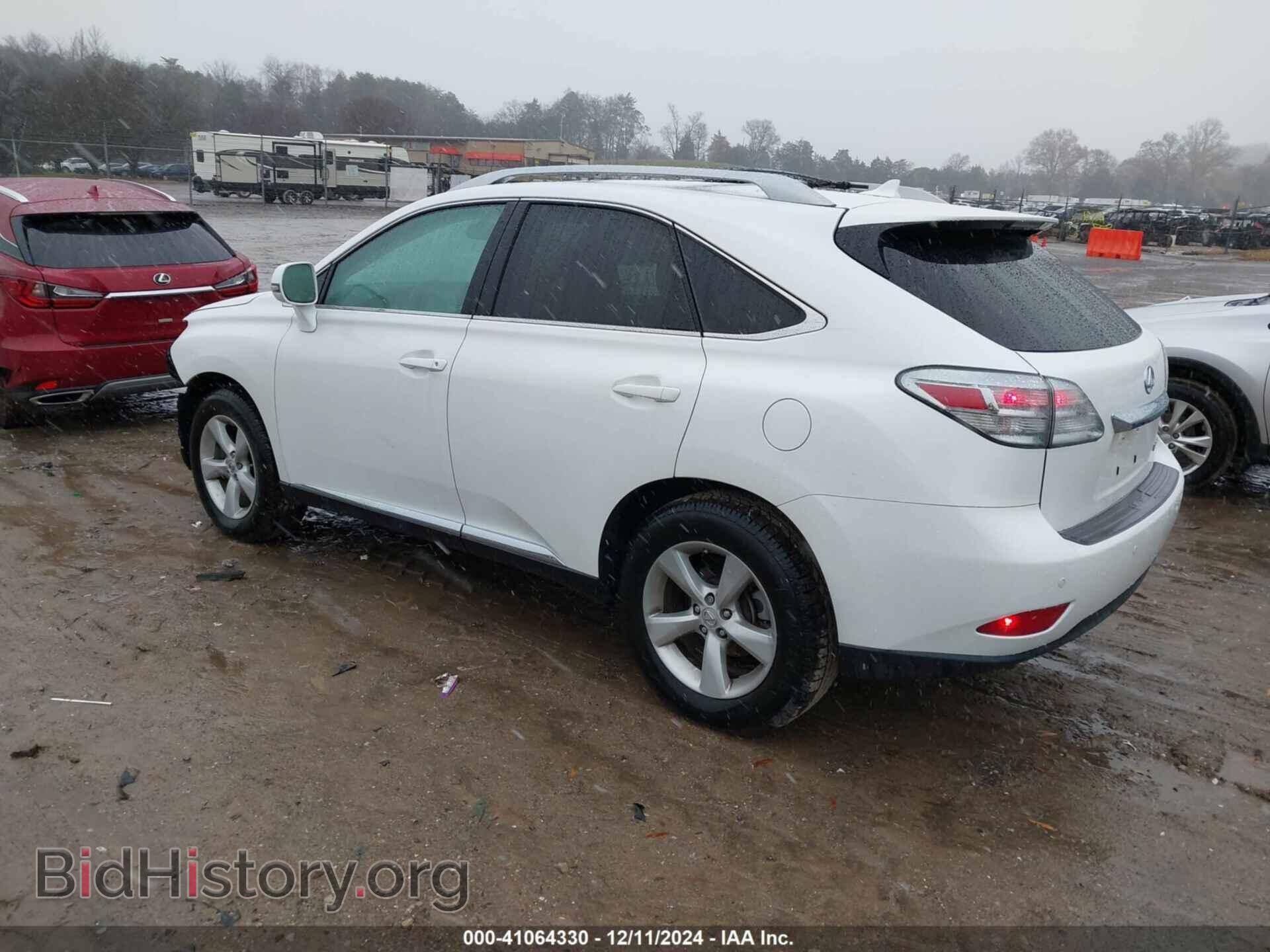 2012 LEXUS RX 350 - VIN: 2T2BK1BA3CC132576 - Фото 3