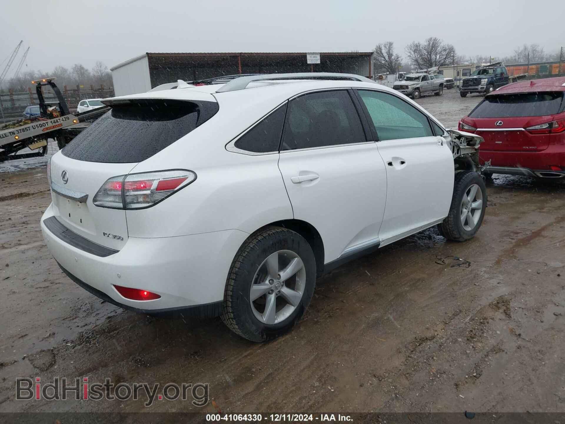 2012 LEXUS RX 350 - VIN: 2T2BK1BA3CC132576 - Фото 4