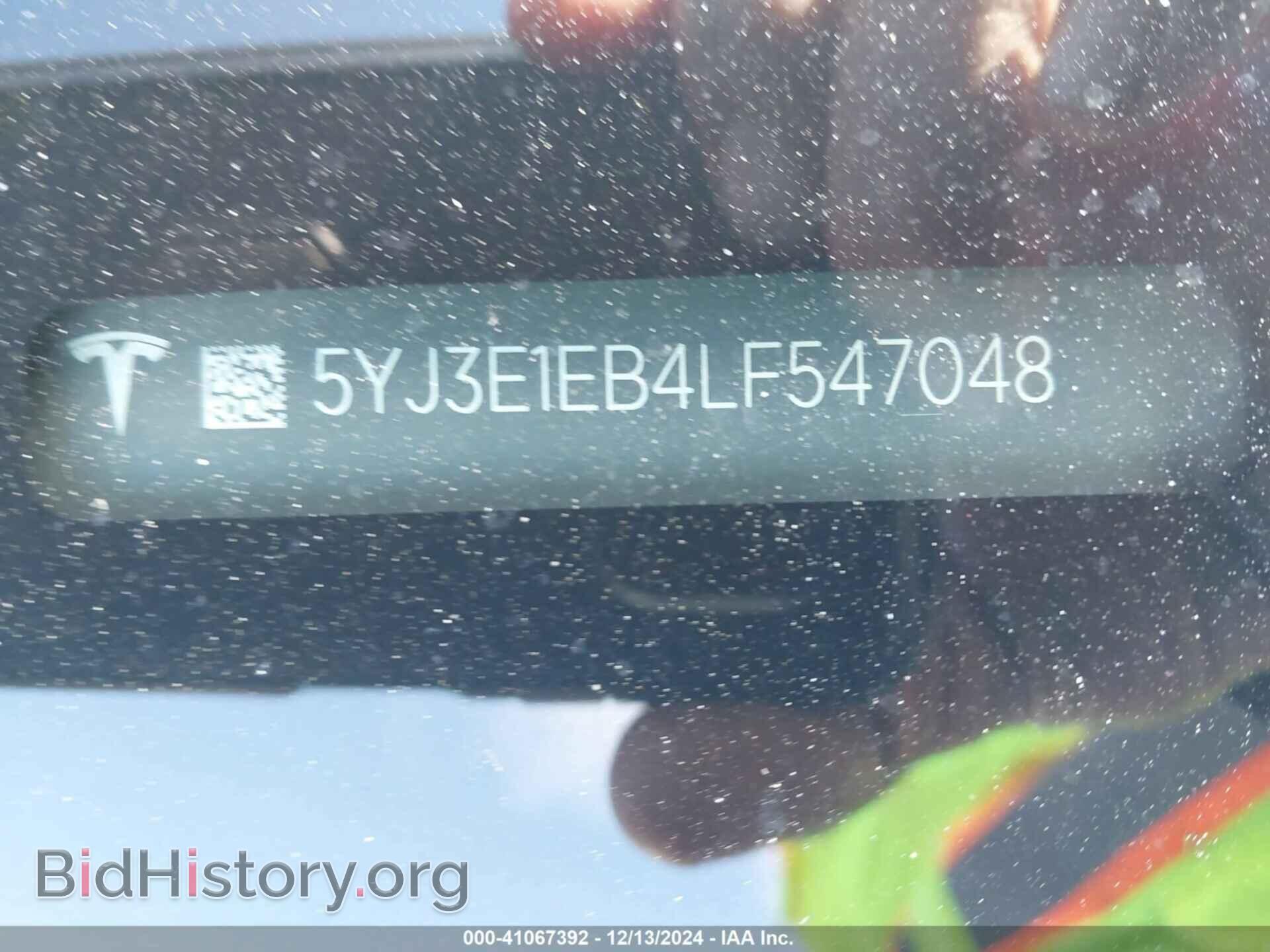 2020 TESLA MODEL 3 - VIN: 5YJ3E1EB4LF547048 - Фото 9