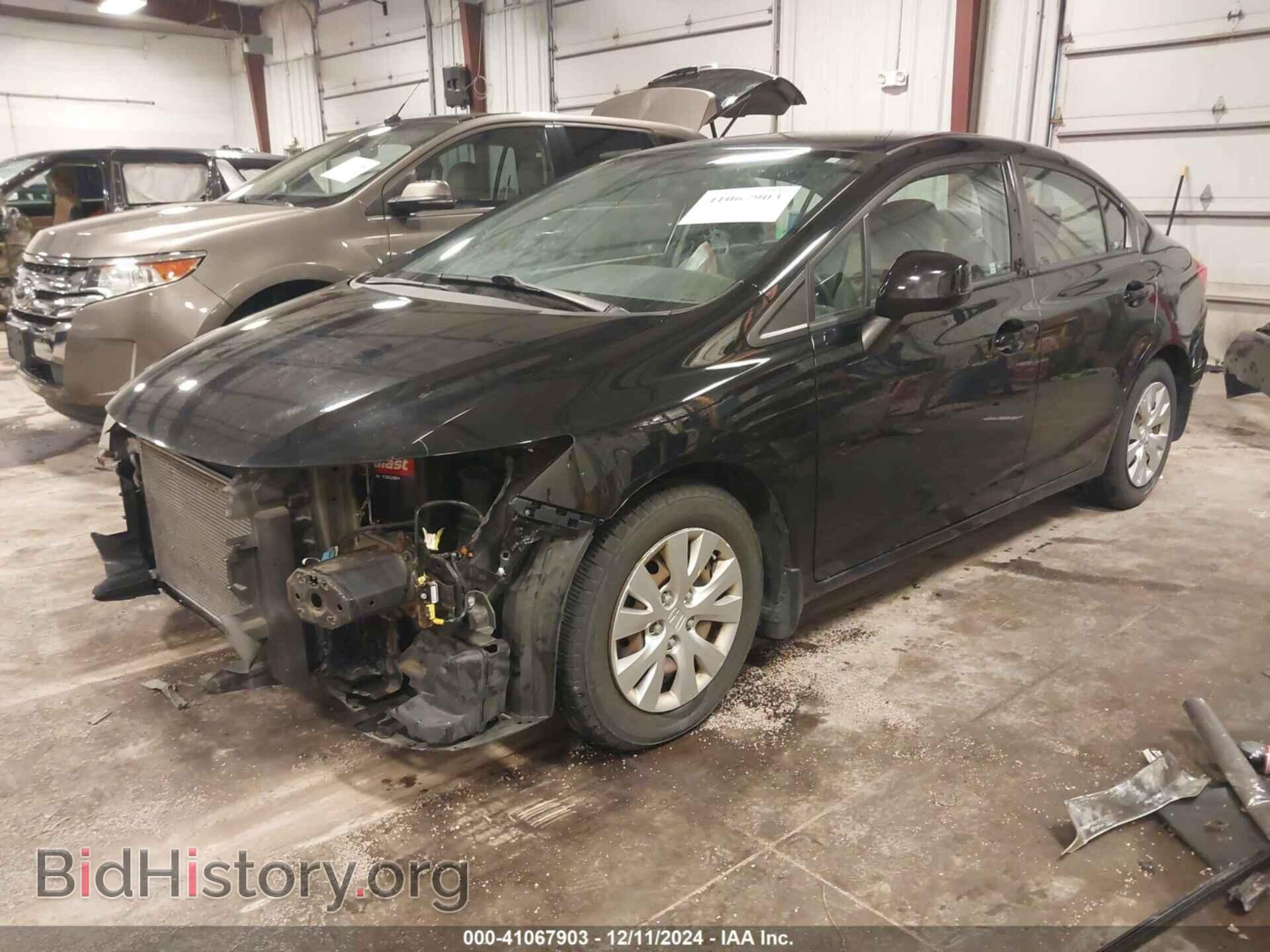 2012 HONDA CIVIC - VIN: 19XFB2F50CE063405 - Фото 2