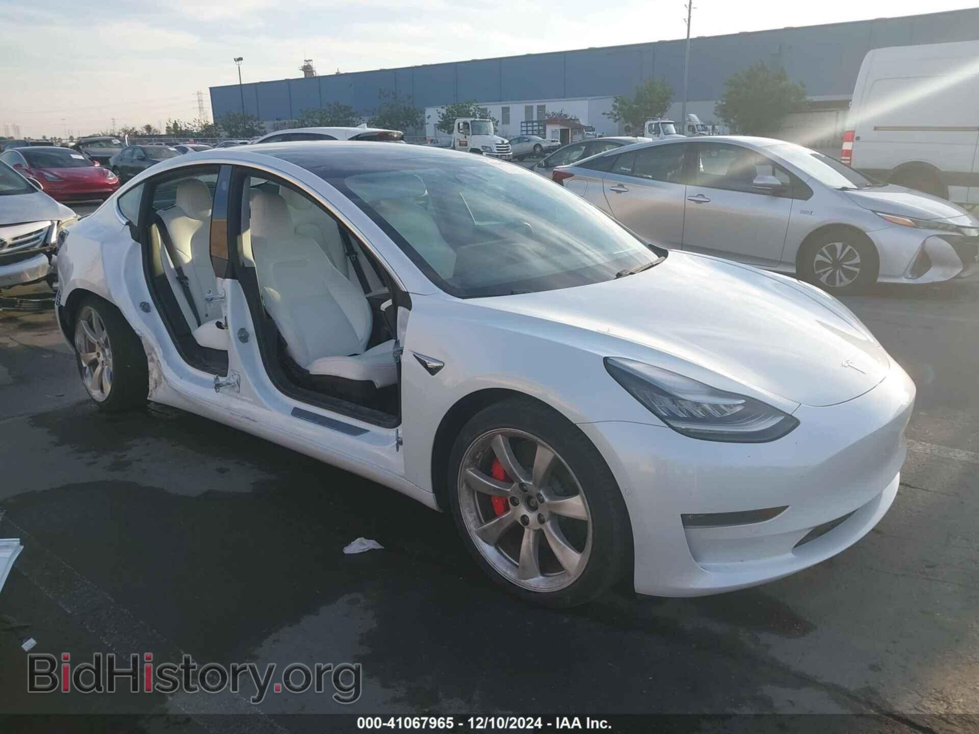 Photo 5YJ3E1EB9KF514626 - TESLA MODEL 3 2019