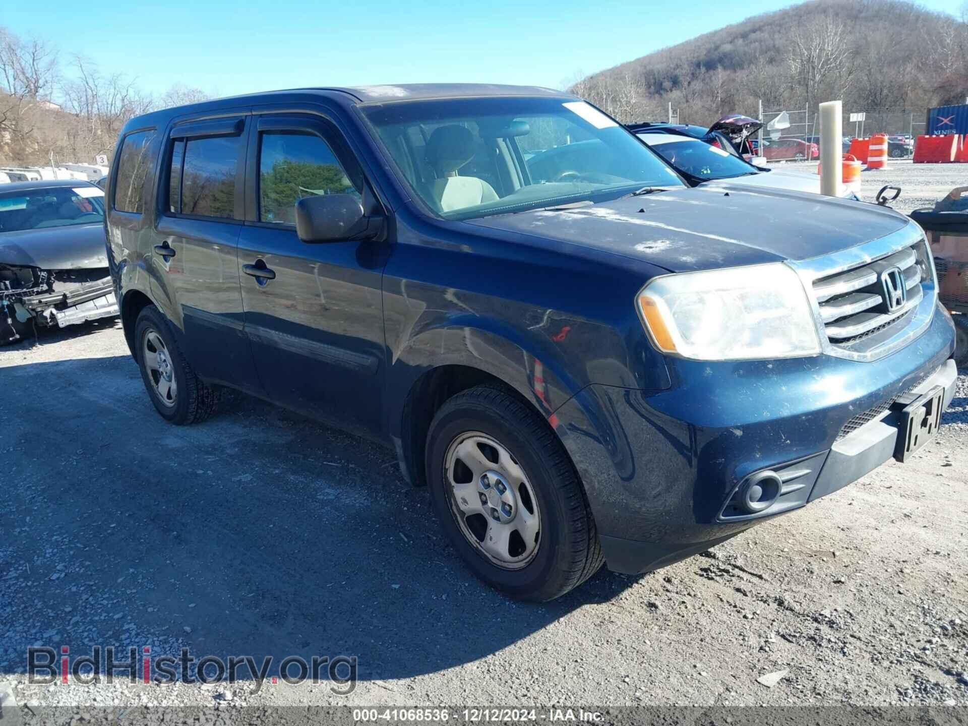 Фотография 5FNYF4H23CB013426 - HONDA PILOT 2012