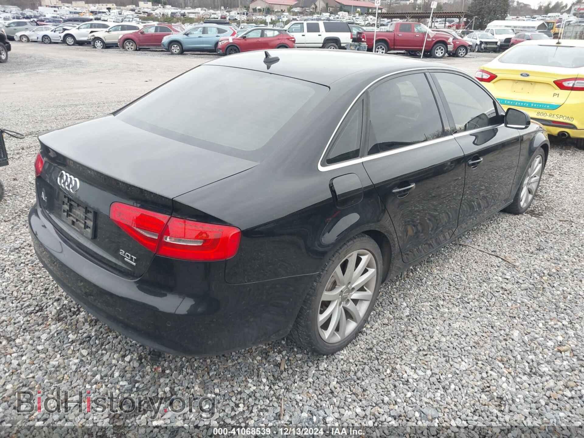 2013 AUDI A4 - VIN: WAUFFAFL8DN014296 - Фото 4