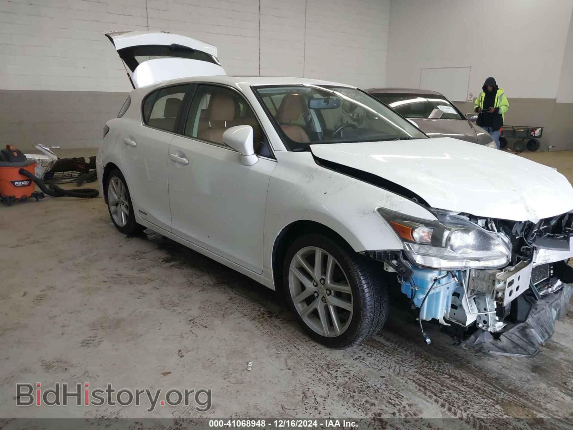 Фотография JTHKD5BH4E2201634 - LEXUS CT 200H 2014
