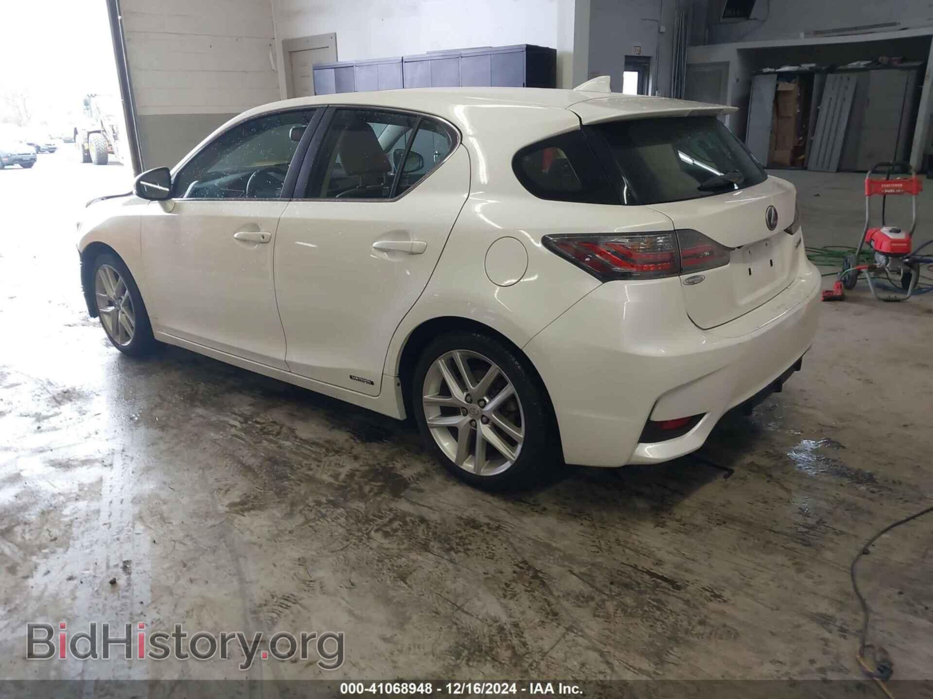 2014 LEXUS CT 200H - VIN: JTHKD5BH4E2201634 - Фото 3