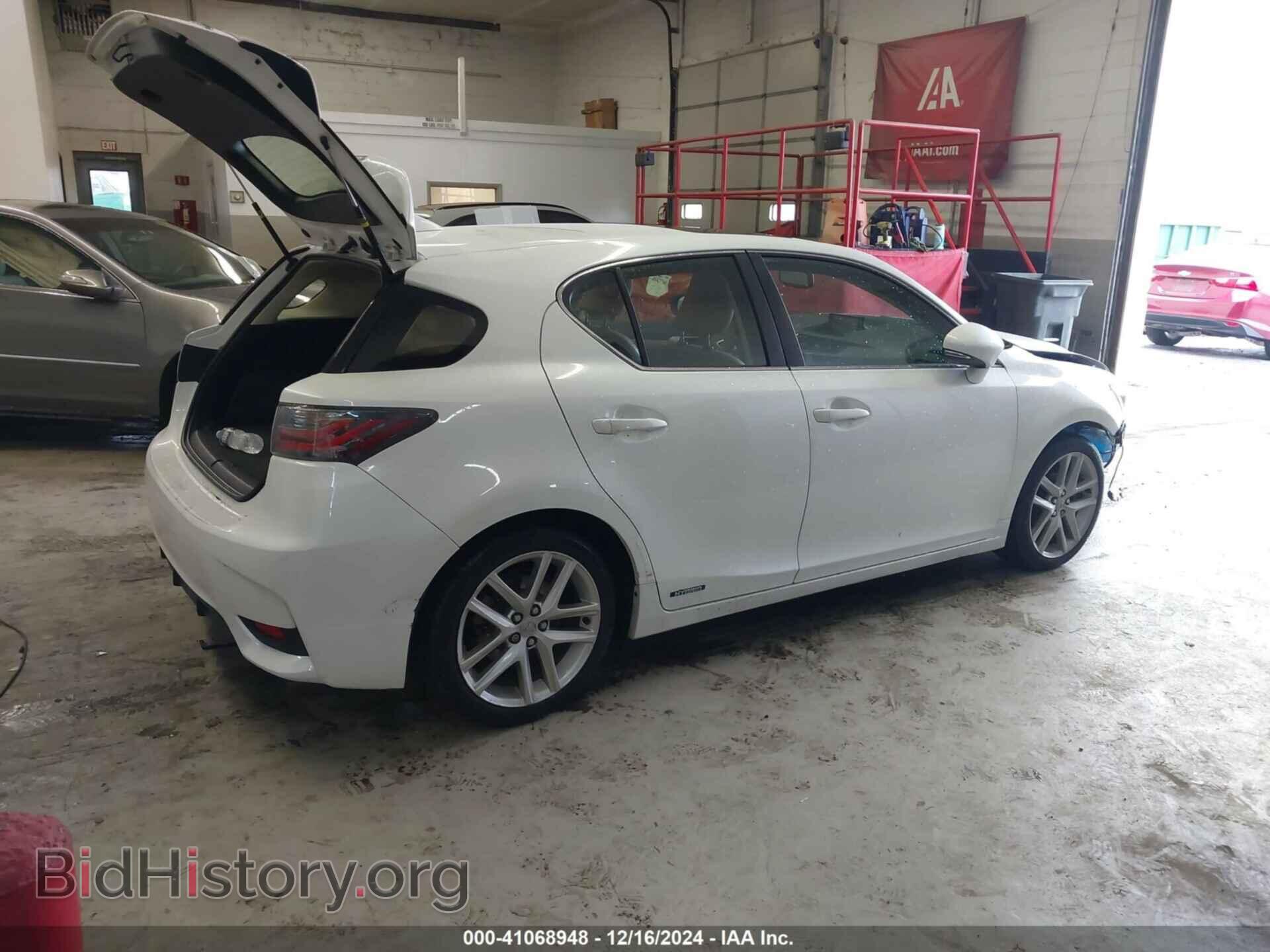2014 LEXUS CT 200H - VIN: JTHKD5BH4E2201634 - Фото 4