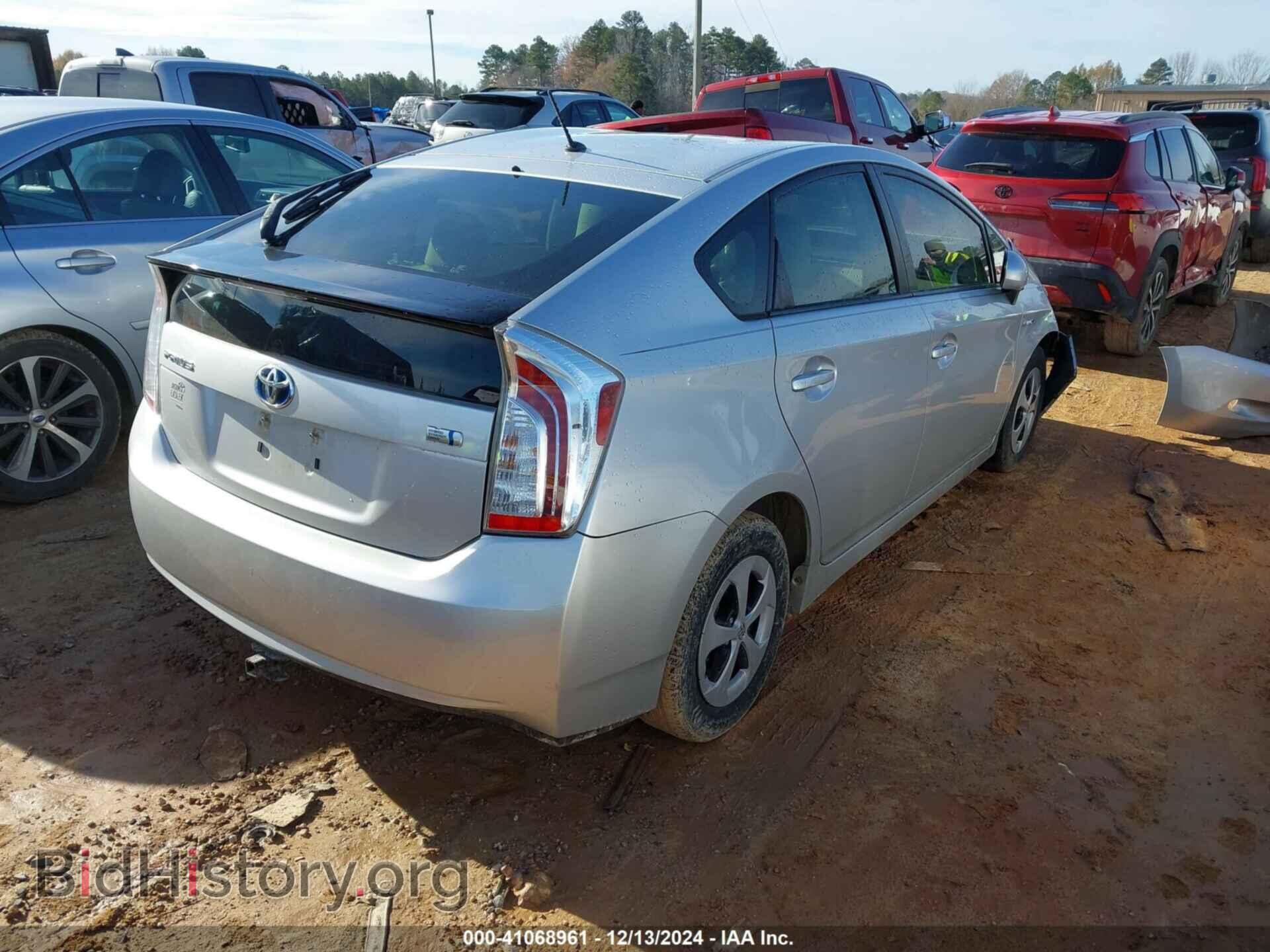 2012 TOYOTA PRIUS - VIN: JTDKN3DU8C5499386 - Фото 4