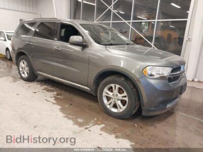 2013 Dodge DURANGO SXT, серый — VIN 1C4RDJAG6DC552541, IAAI
