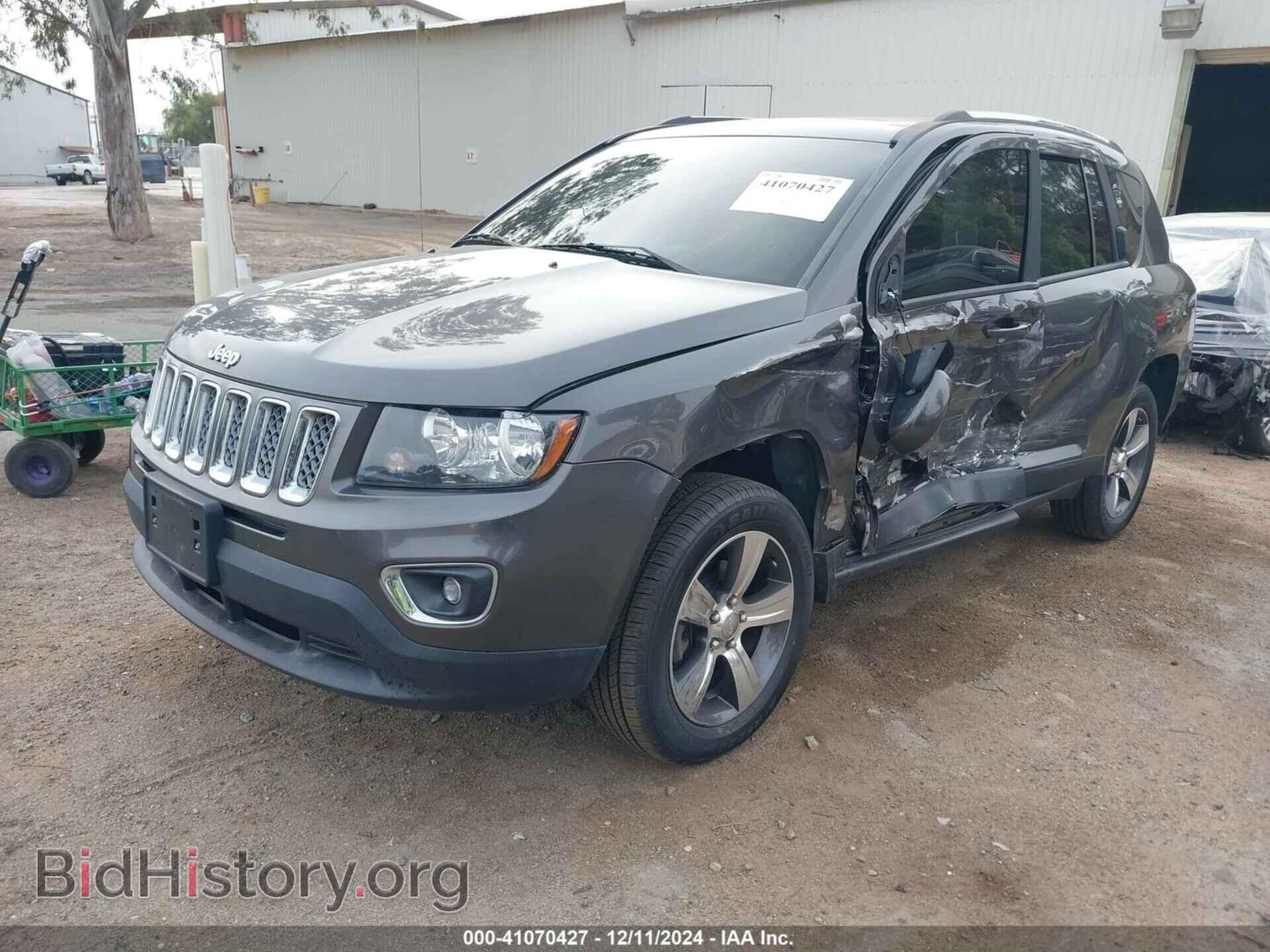 2016 JEEP COMPASS - VIN: 1C4NJCEA0GD590533 - Фото 2
