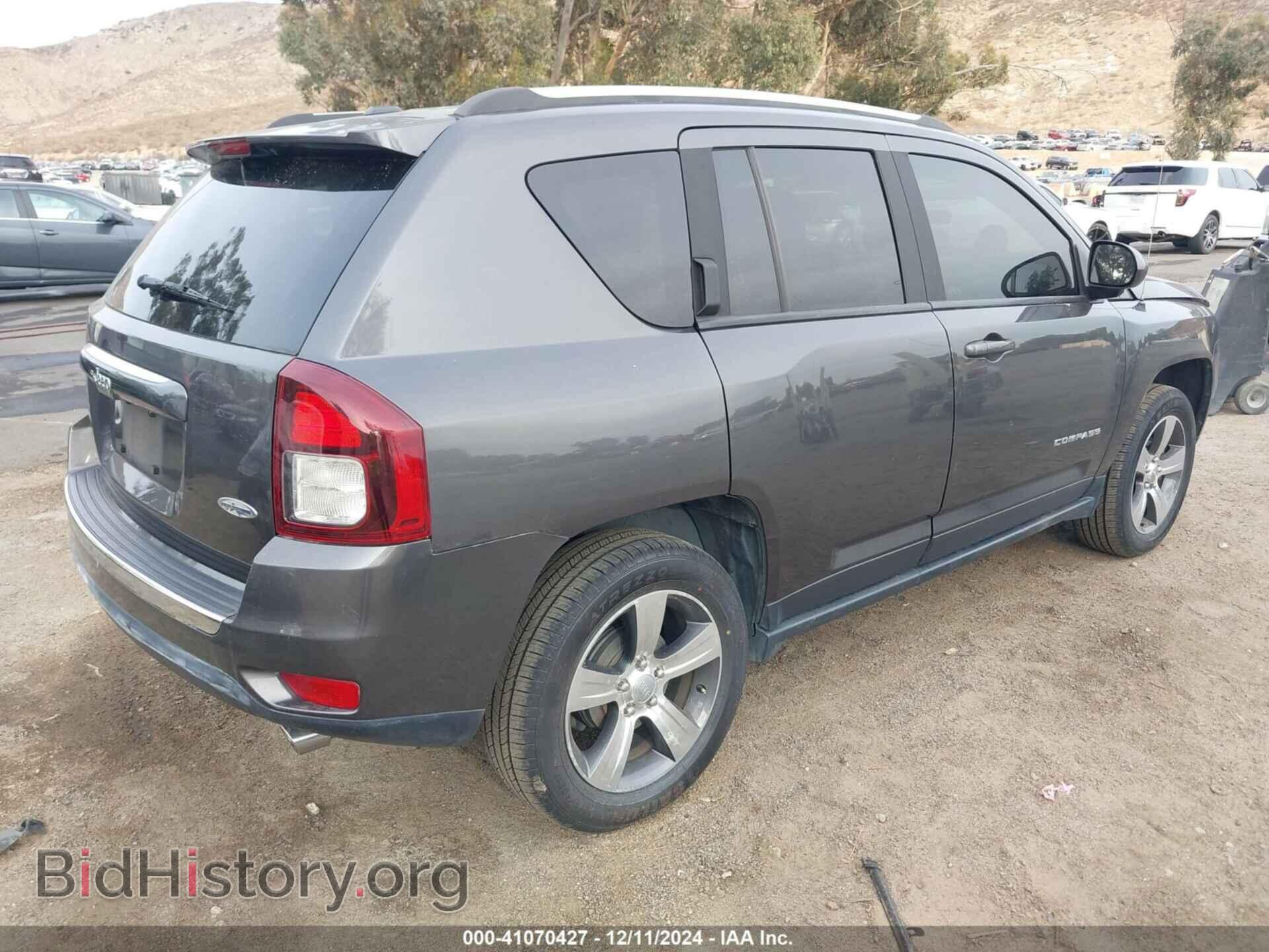 2016 JEEP COMPASS - VIN: 1C4NJCEA0GD590533 - Фото 4