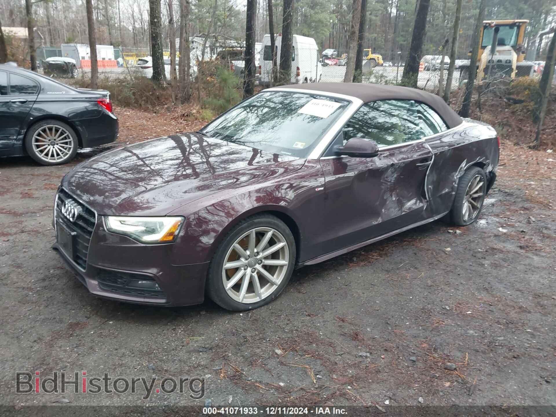 2015 AUDI A5 - VIN: WAUMFAFH2FN001632 - Фото 2