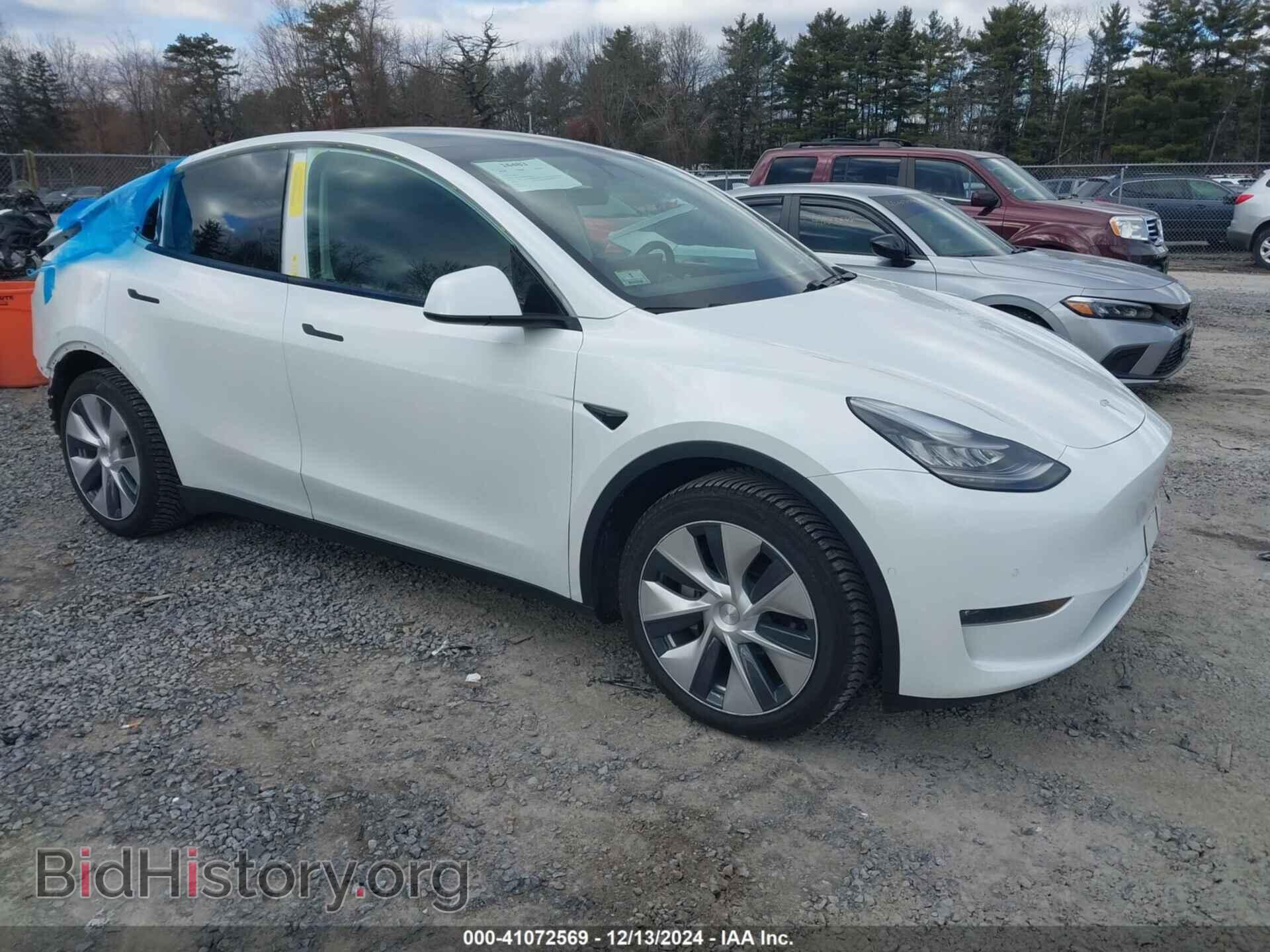 Photo 5YJYGDEEXMF083759 - TESLA MODEL Y 2021
