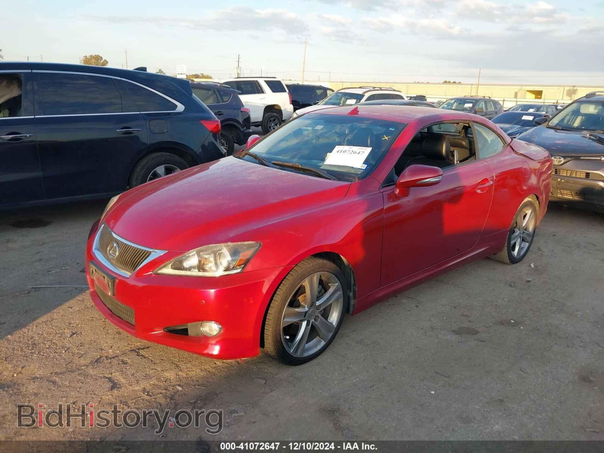 2012 LEXUS IS 250C - VIN: JTHFF2C2XC2526564 - Фото 2