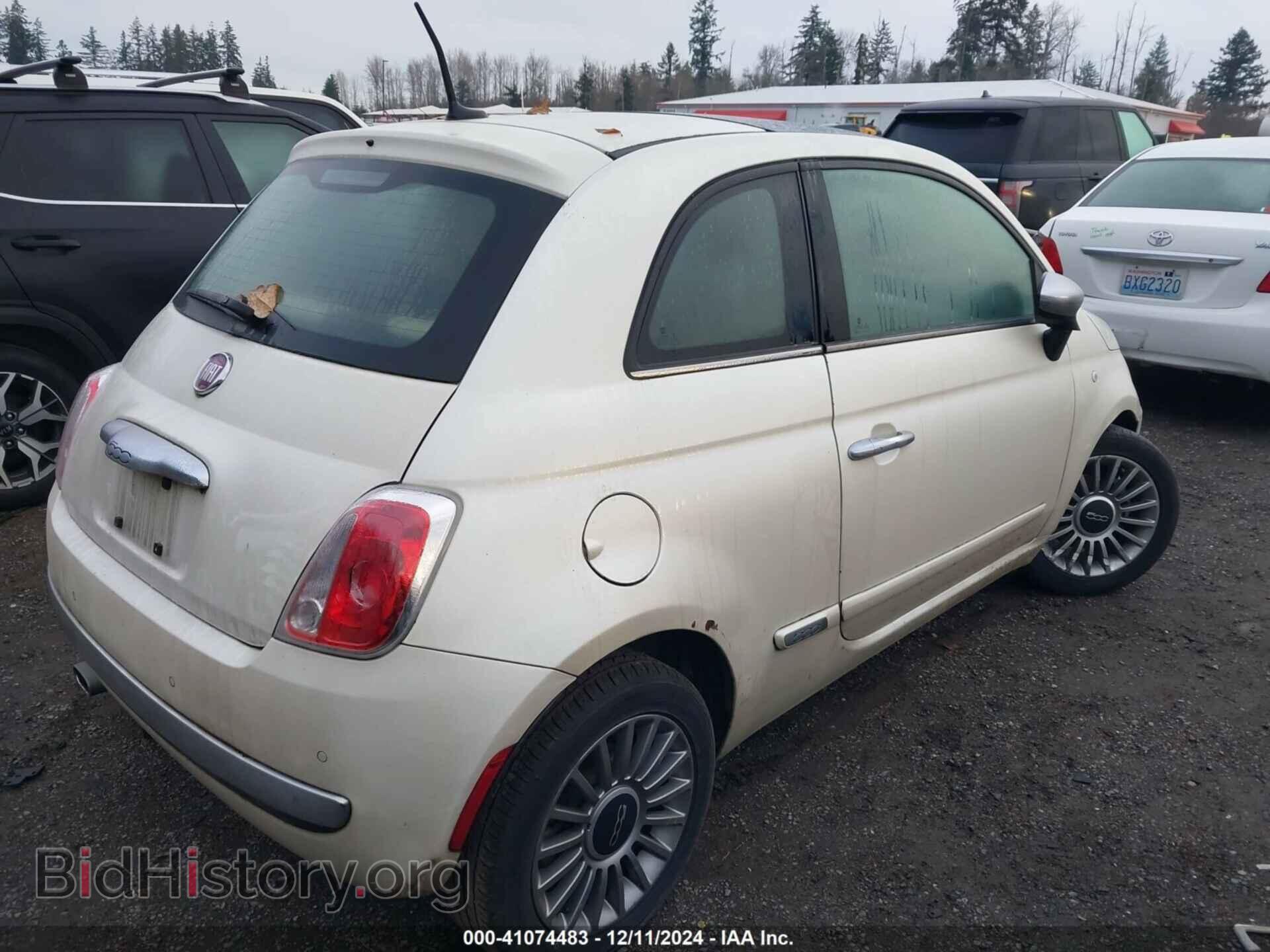2013 FIAT 500 - VIN: 3C3CFFCR2DT535045 - Фото 4