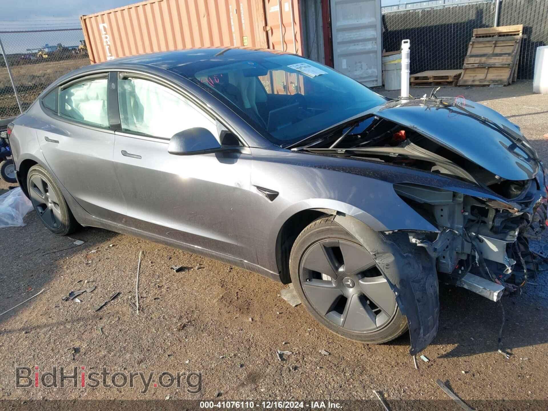 Photo 5YJ3E1EB7NF127920 - TESLA MODEL 3 2022