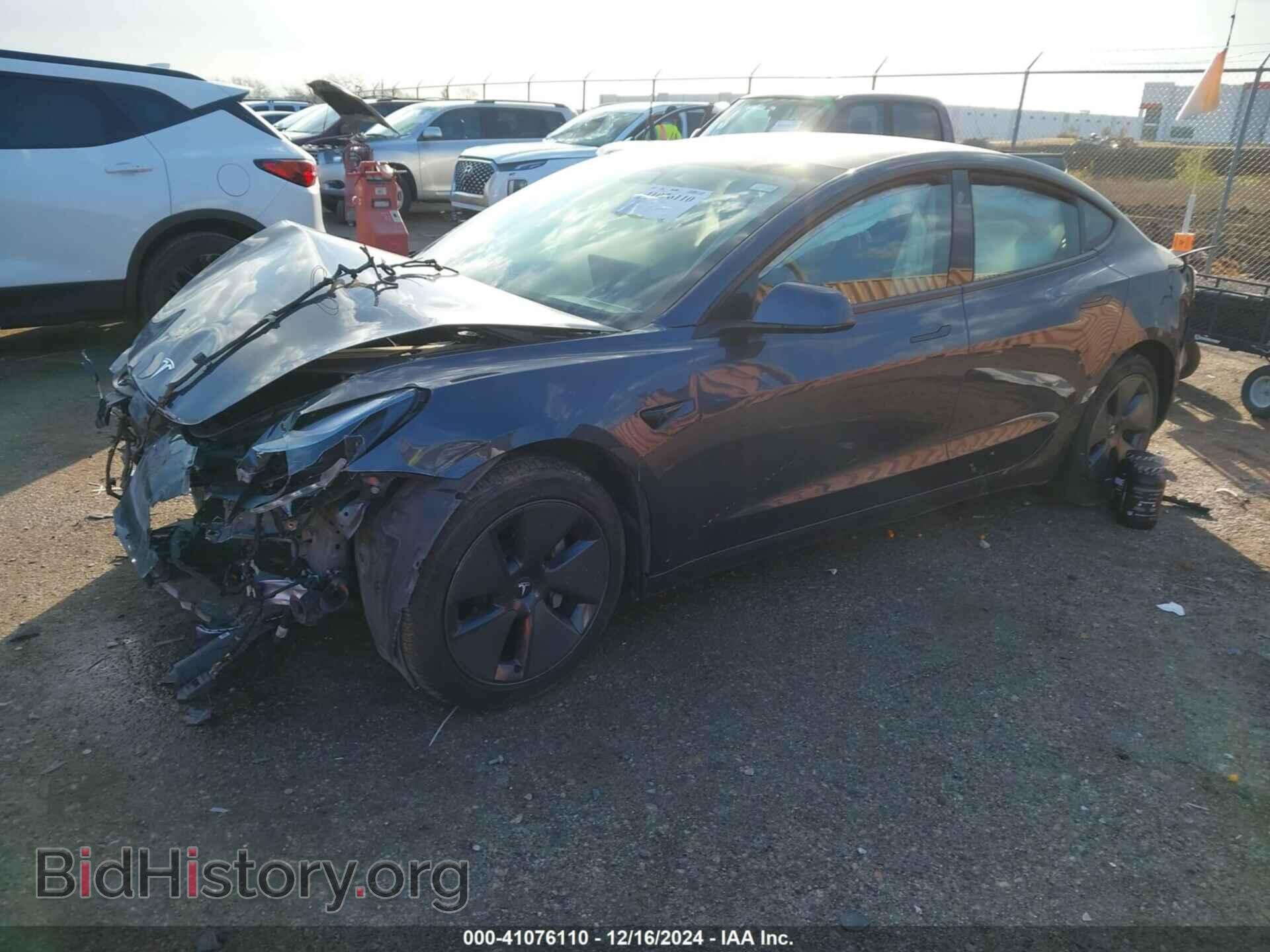 2022 TESLA MODEL 3 - VIN: 5YJ3E1EB7NF127920 - Фото 2