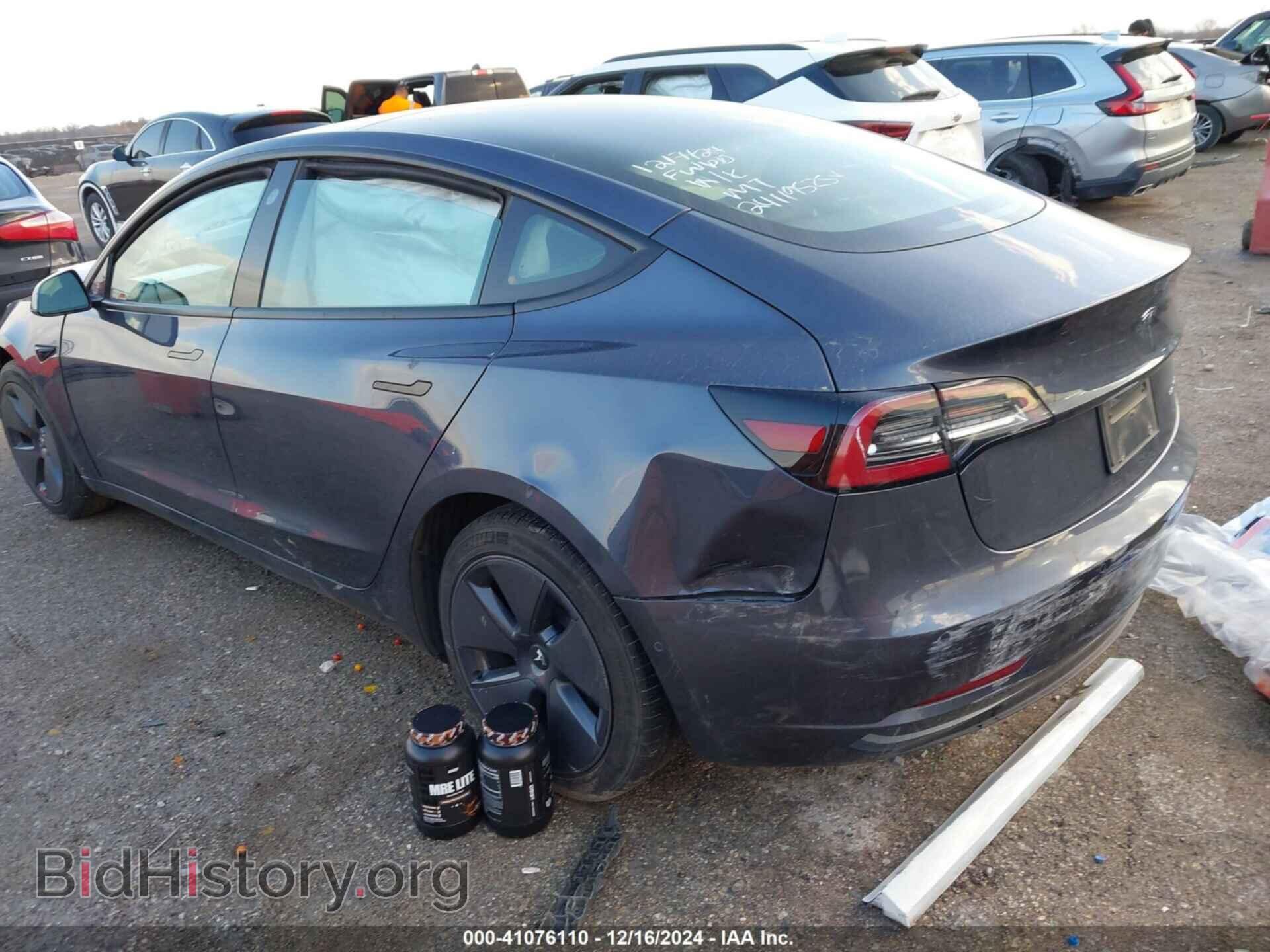 2022 TESLA MODEL 3 - VIN: 5YJ3E1EB7NF127920 - Фото 3