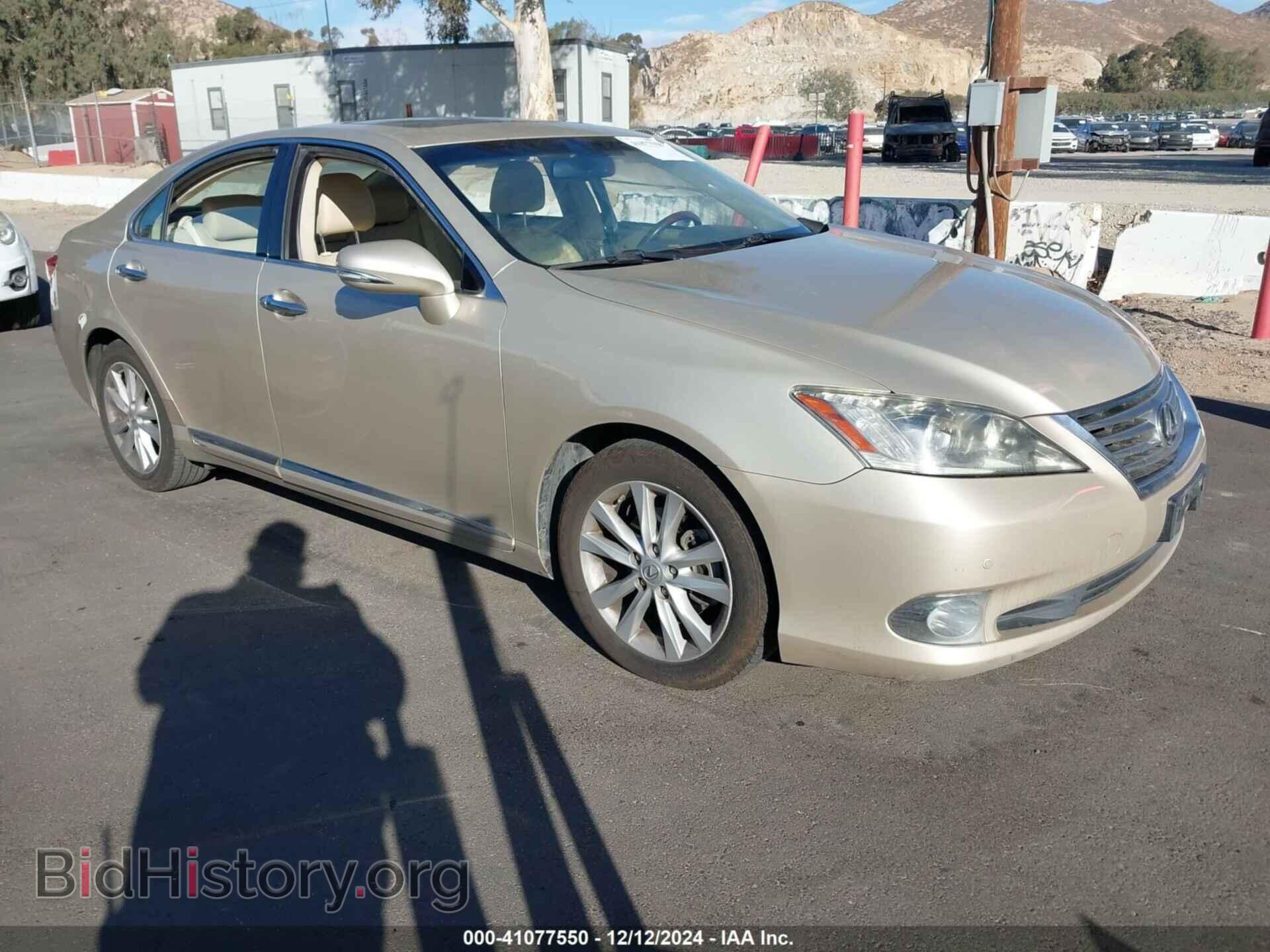 Photo JTHBK1EG6B2447744 - LEXUS ES 350 2011