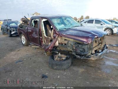 2012 RAM 1500 Laramie Longhorn/Limited Edition, темно-бордовый — VIN 1C6RD7PT4CS187022, IAAI