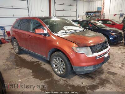 2007 Ford EDGE SEL Plus, orange — VIN 2FMDK39C97BB09572, IAAI
