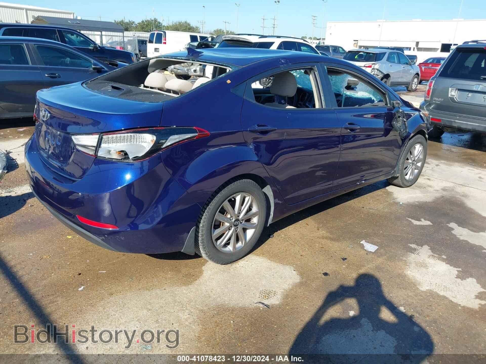 2014 HYUNDAI ELANTRA - VIN: 5NPDH4AE1EH512744 - Фото 4
