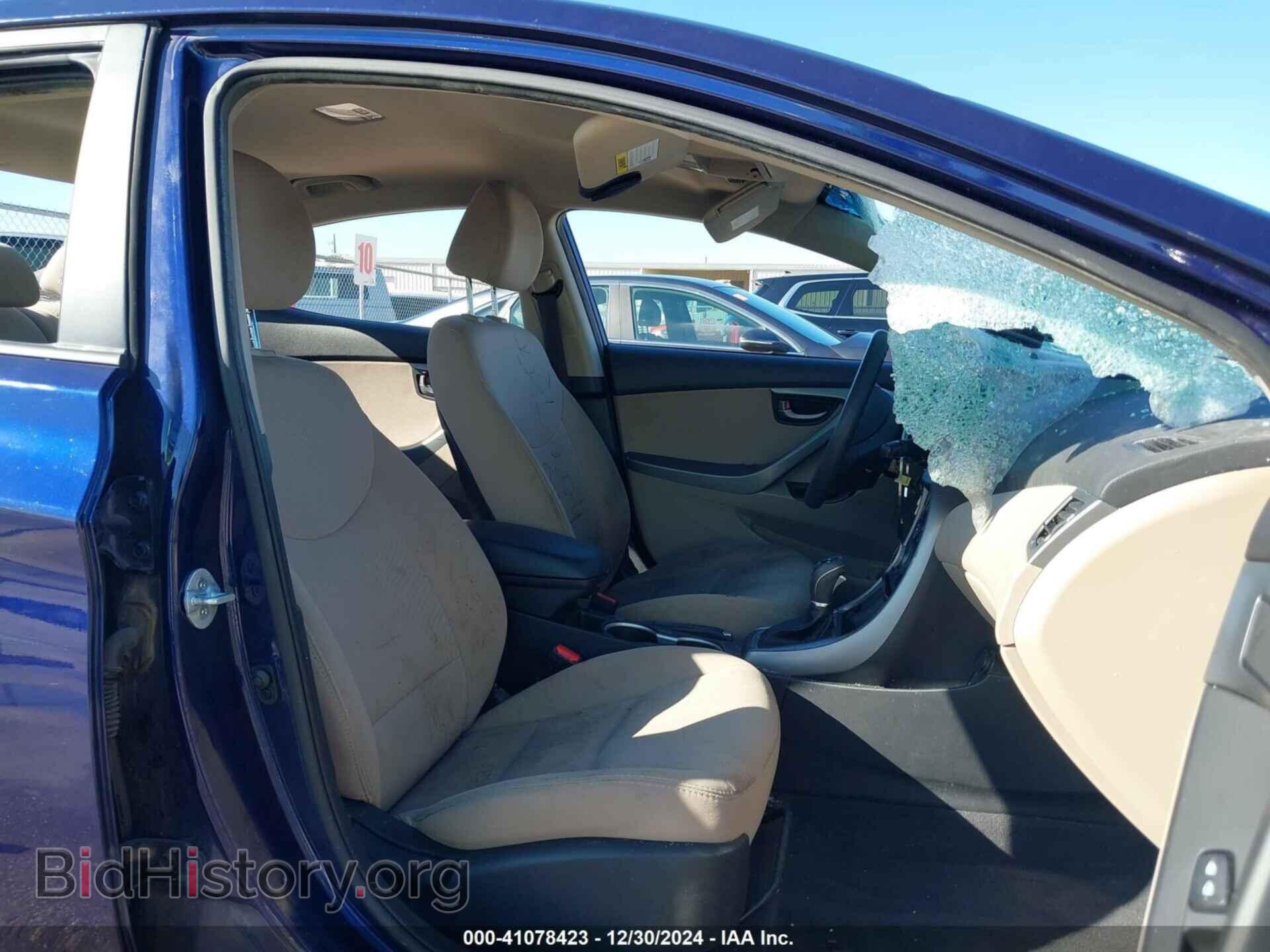 2014 HYUNDAI ELANTRA - VIN: 5NPDH4AE1EH512744 - Фото 5
