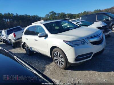 2015 Acura MDX Technology Package, белый — VIN 5FRYD3H43FB010661, IAAI