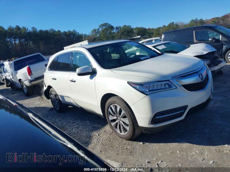 2015 Acura MDX TECHNOLOGY PACKAGE (VIN 5FRYD3H43FB010661) — фото 1 из 16, IAAI, повреждение: задняя часть