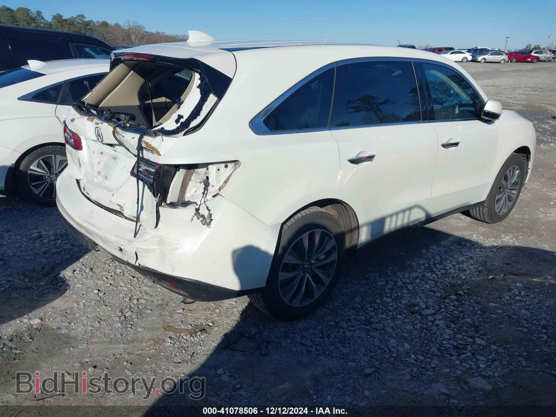 2015 ACURA MDX - VIN: 5FRYD3H43FB010661 - Фото 4
