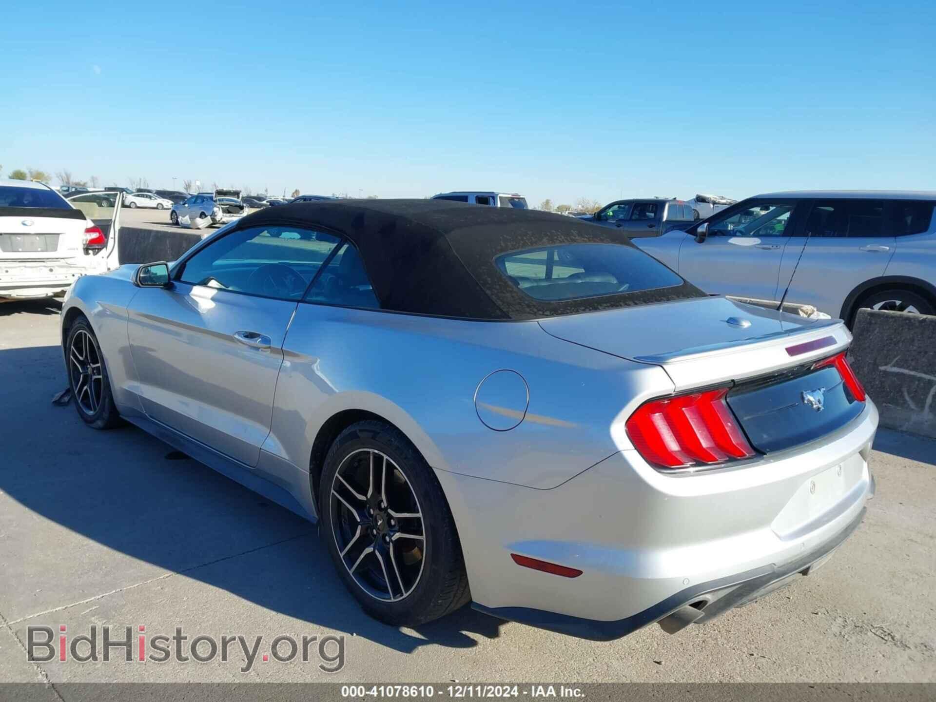 2018 FORD MUSTANG - VIN: 1FATP8UH1J5110167 - Фото 3