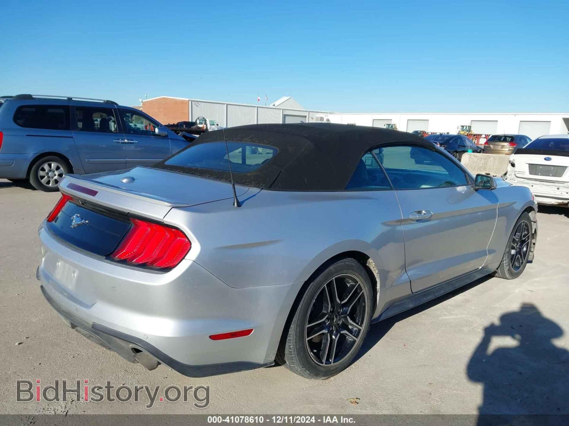 2018 FORD MUSTANG - VIN: 1FATP8UH1J5110167 - Фото 4