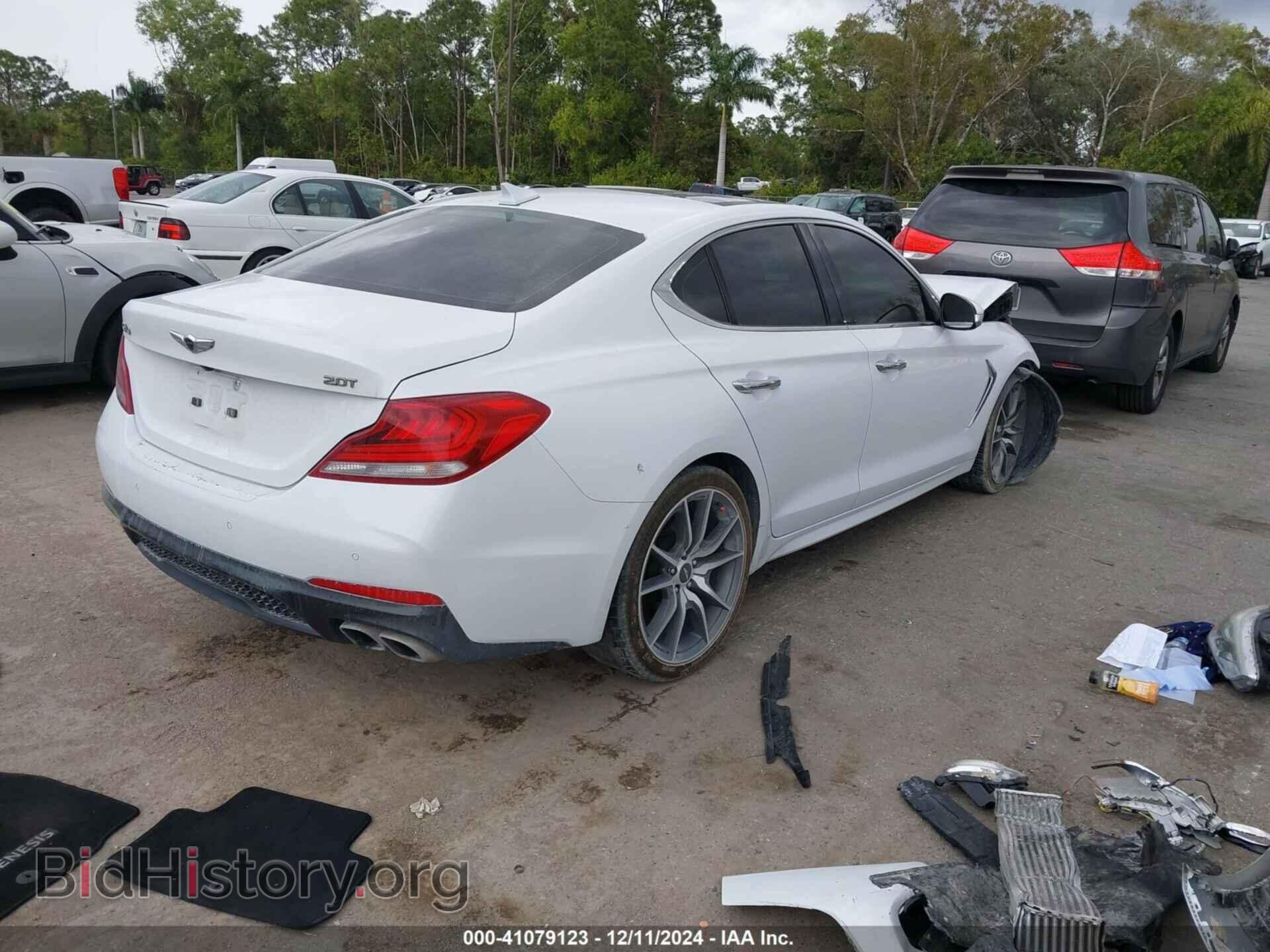 2019 GENESIS G70 - VIN: KMTG44LA0KU021703 - Фото 4