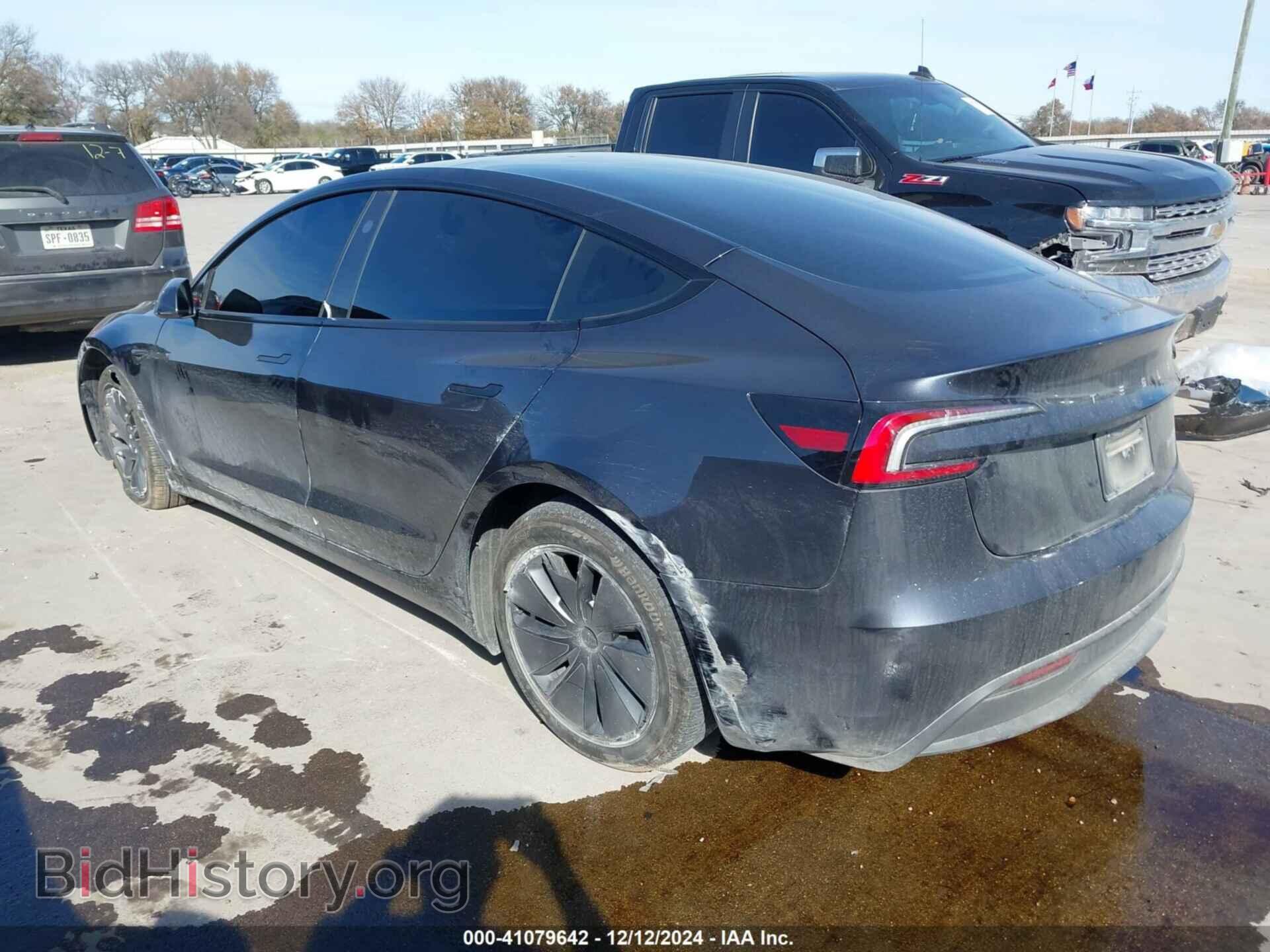 2024 TESLA MODEL 3 - VIN: 5YJ3E1EBXRF789058 - Фото 3