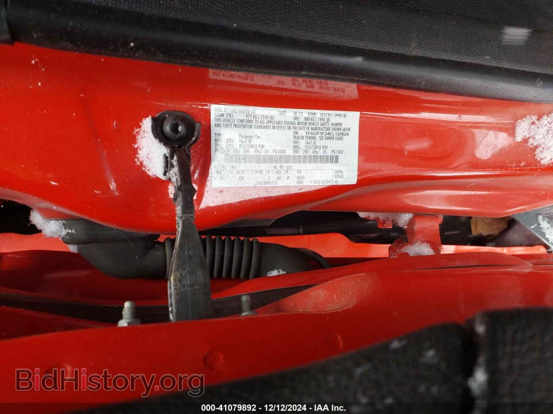 2014 FORD FOCUS - VIN: 1FADP3F24EL120824 - Фото 9