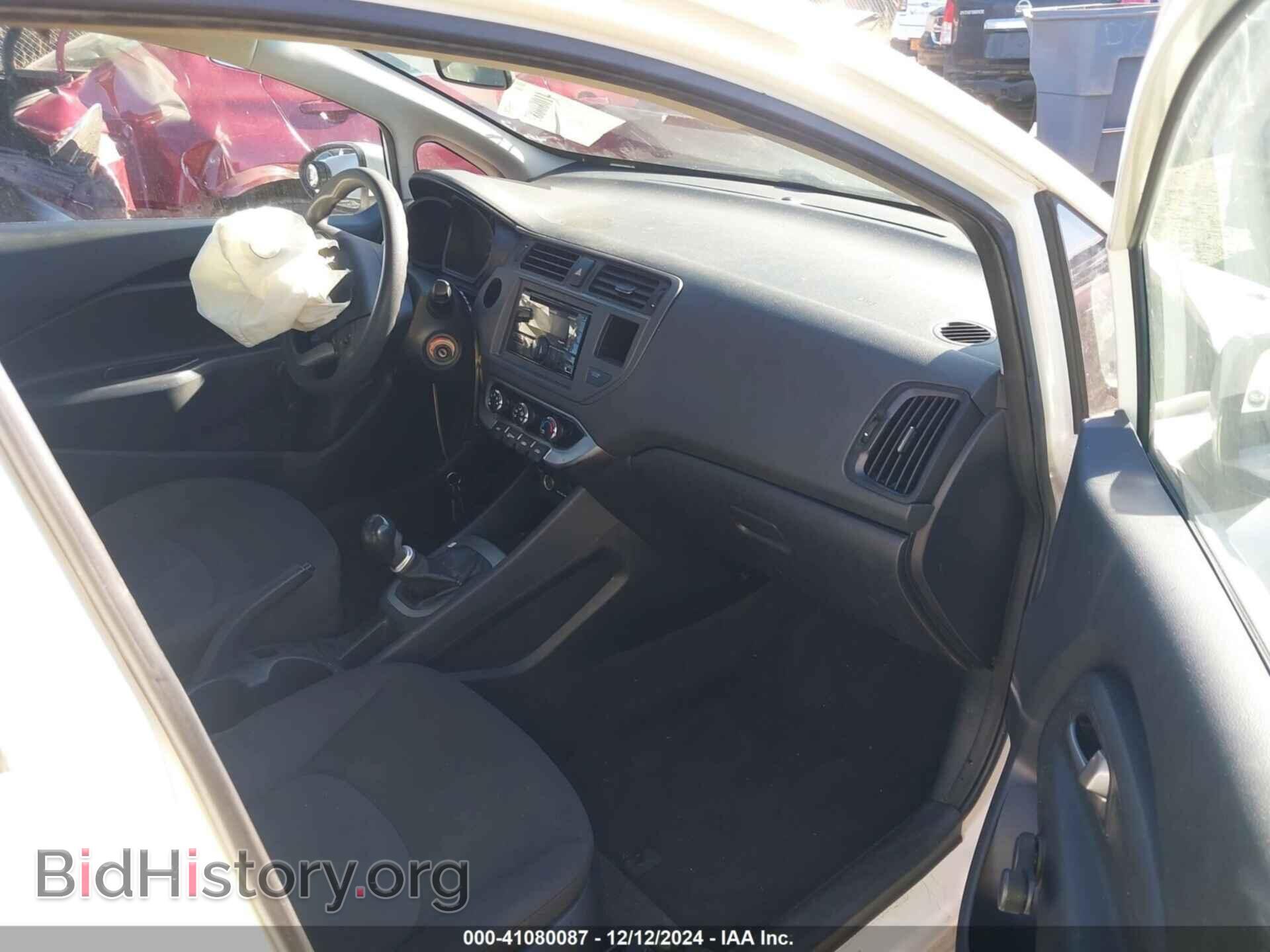 2013 KIA RIO - VIN: KNADM4A3XD6149683 - Фото 5