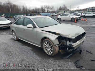 2014 Audi A4 2.0T Premium, золотистый — VIN WAUFFAFL7EA075034, IAAI