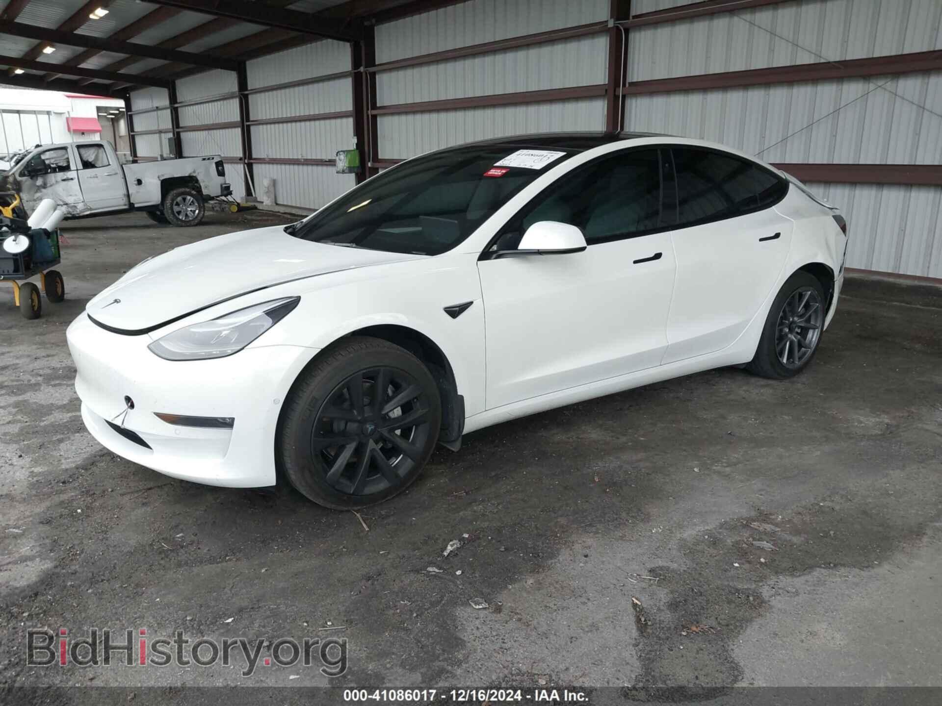 2022 TESLA MODEL 3 - VIN: 5YJ3E1EB7NF114939 - Фото 2