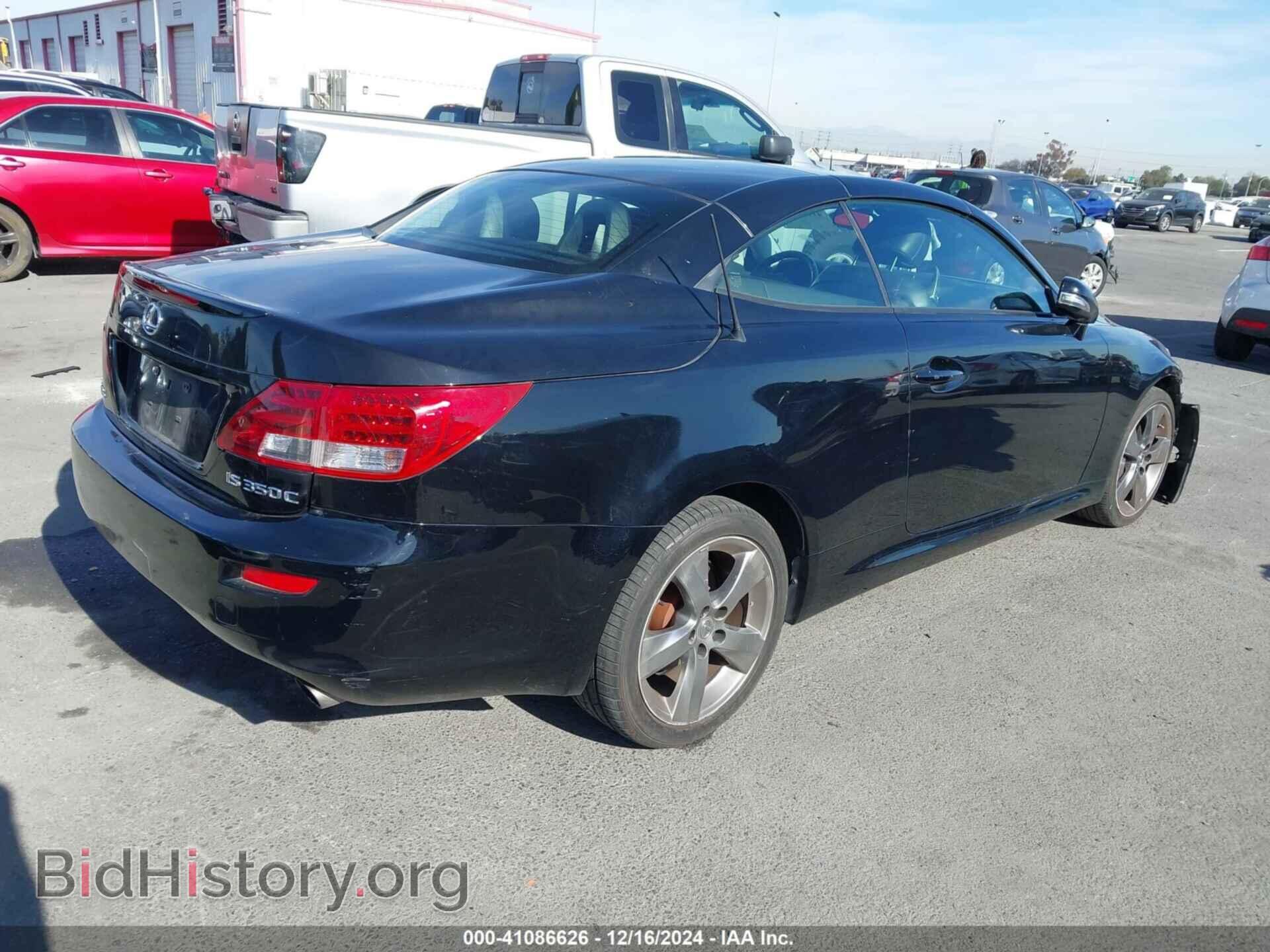 2010 LEXUS IS 350C - VIN: JTHFE2C27A2504795 - Фото 4