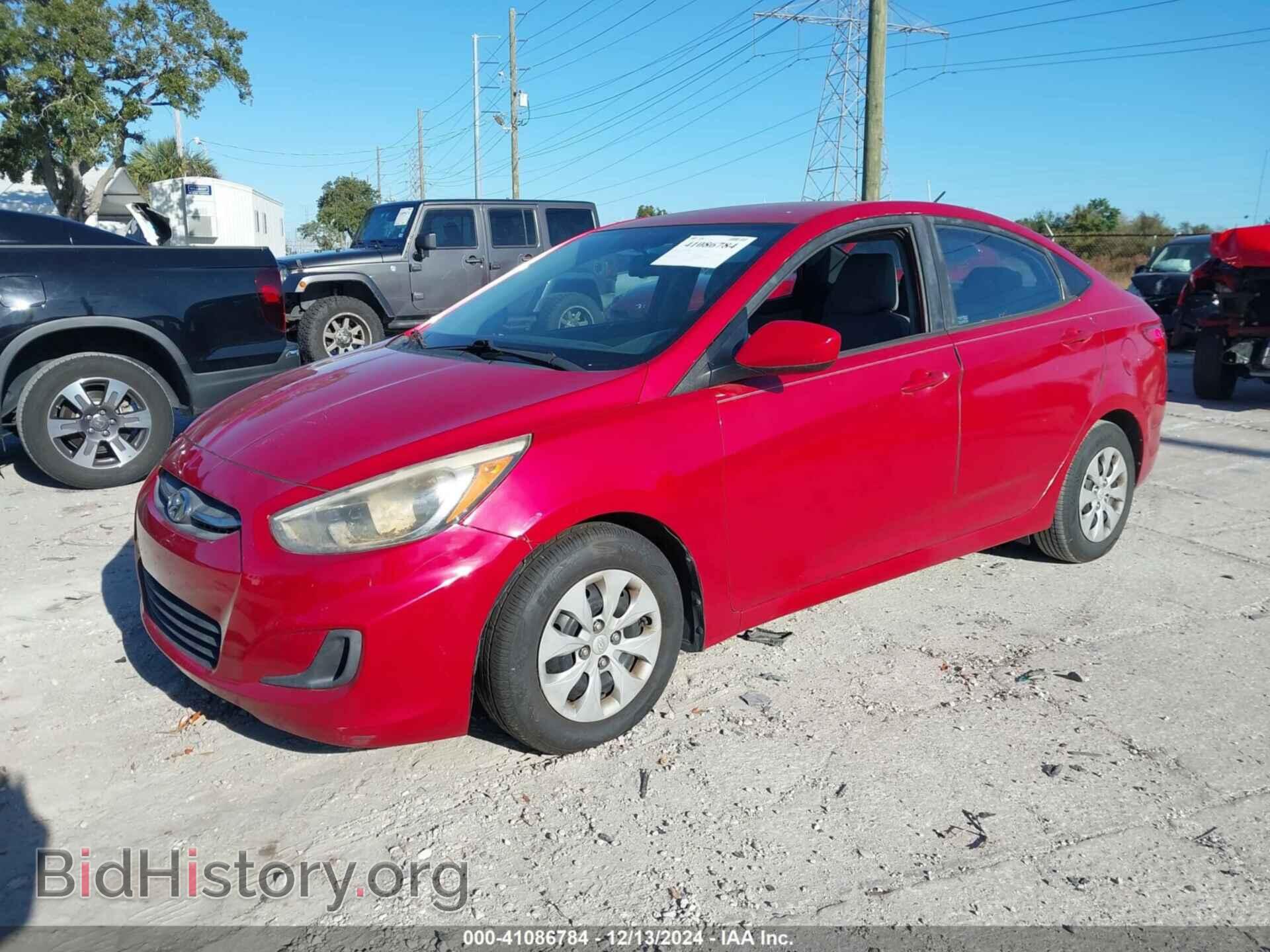 2016 HYUNDAI ACCENT - VIN: KMHCT4AE5GU072736 - Фото 2