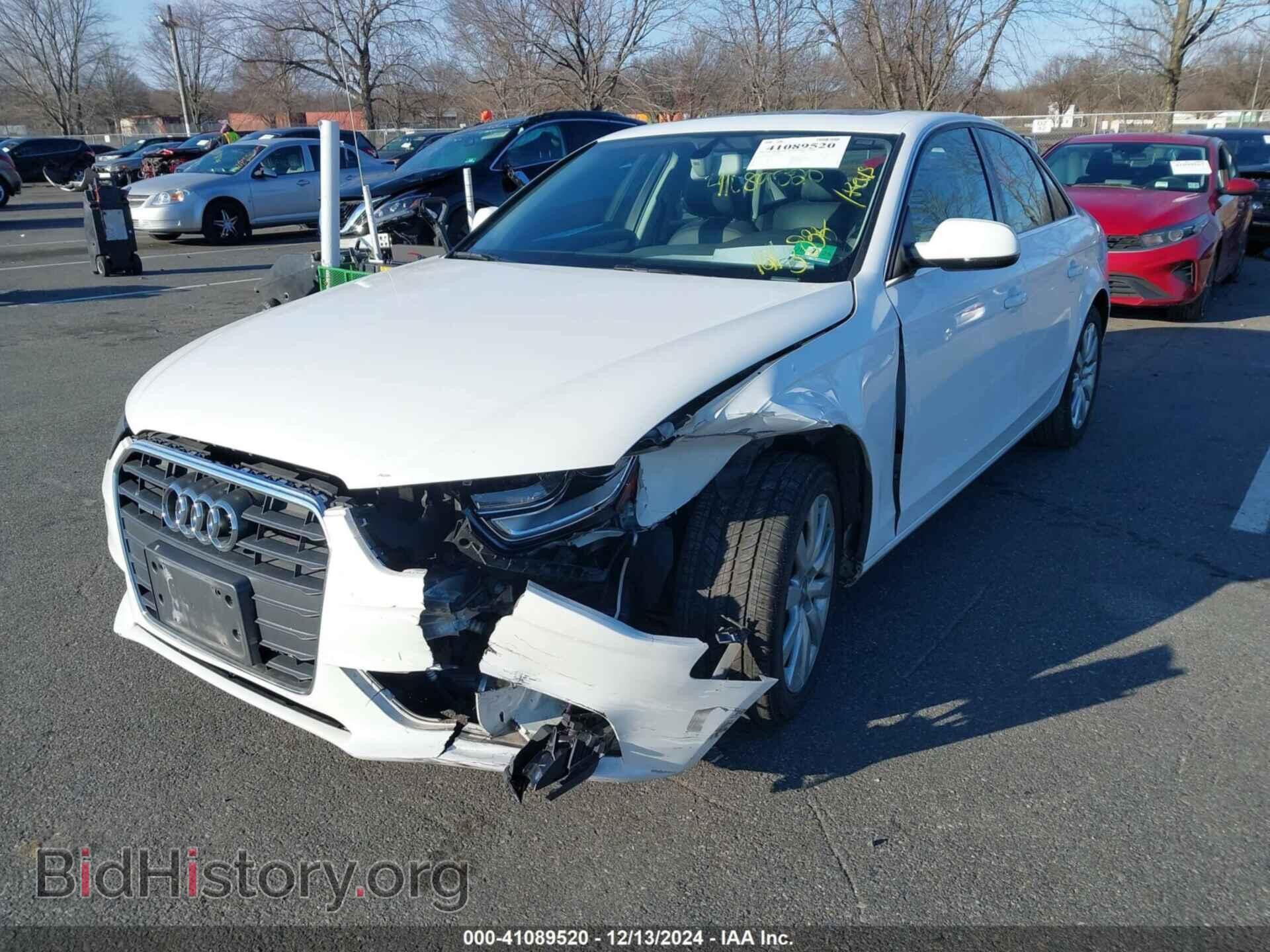 2013 AUDI A4 - VIN: WAUBFAFL8DN006407 - Фото 2