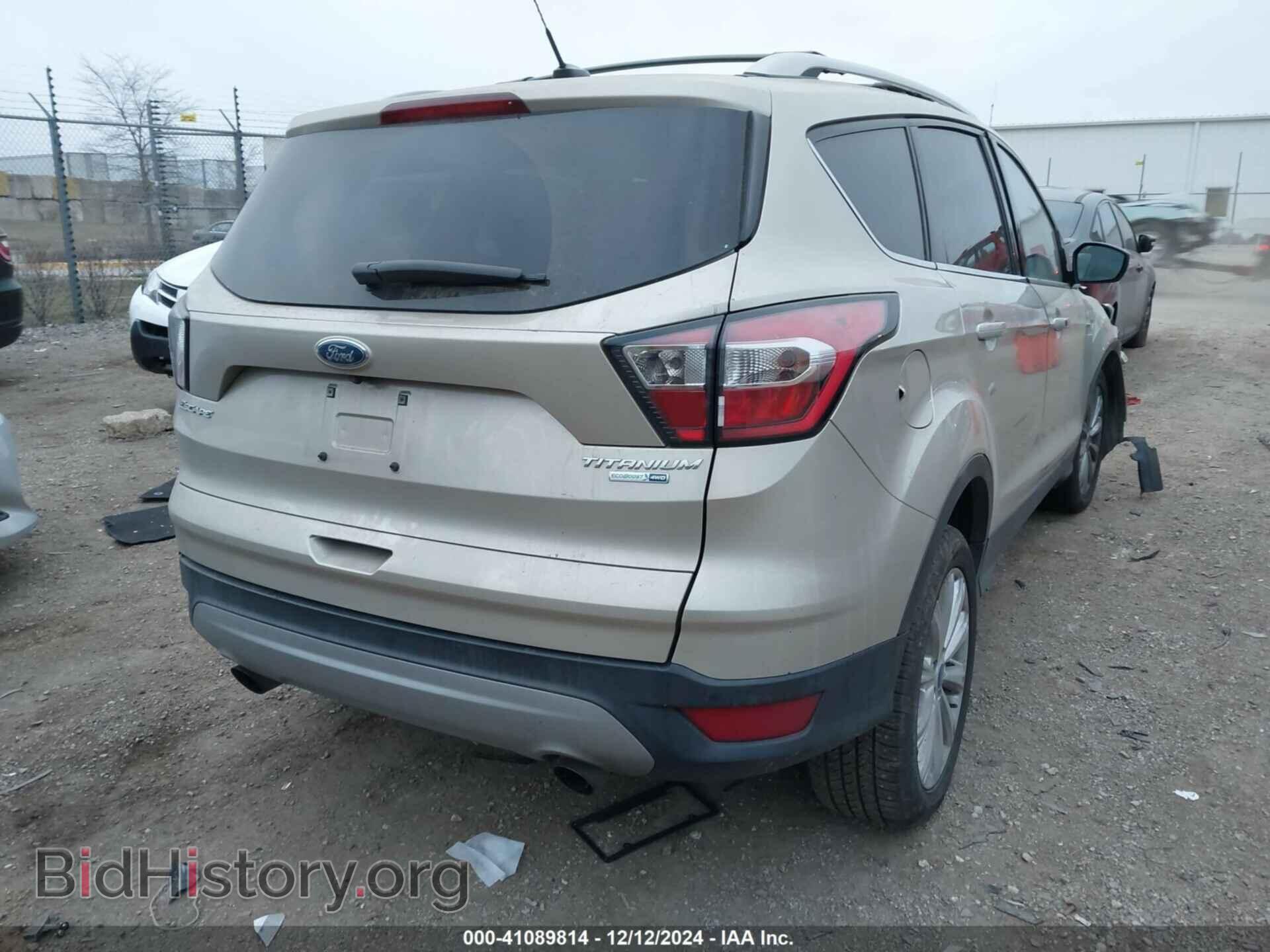 2017 FORD ESCAPE - VIN: 1FMCU9JD8HUB55404 - Фото 4