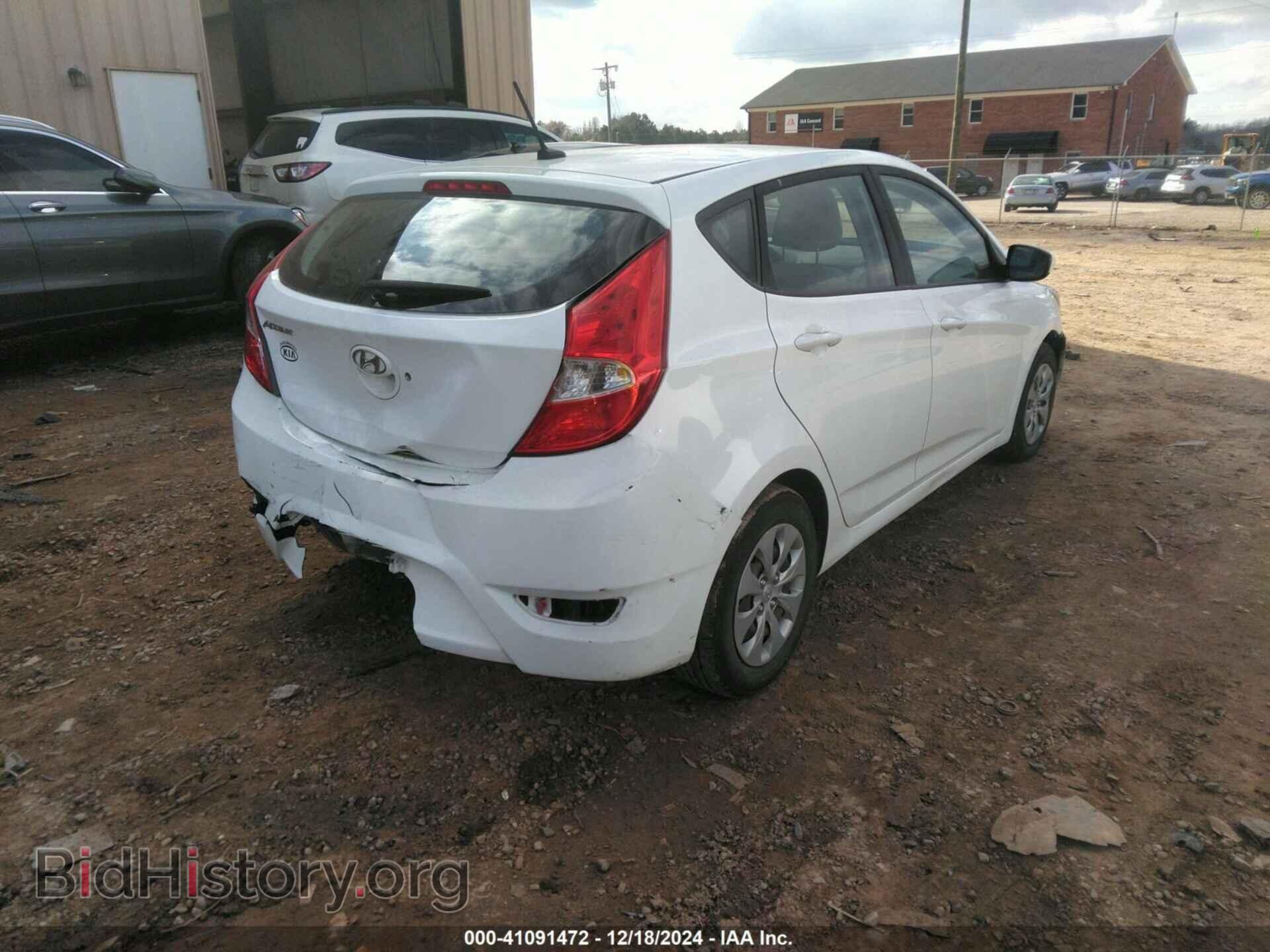 2017 HYUNDAI ACCENT - VIN: KMHCT5AE6HU338935 - Фото 4