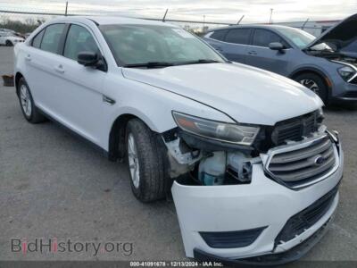 2014 Ford TAURUS SE, белый — VIN 1FAHP2D87EG159192, IAAI