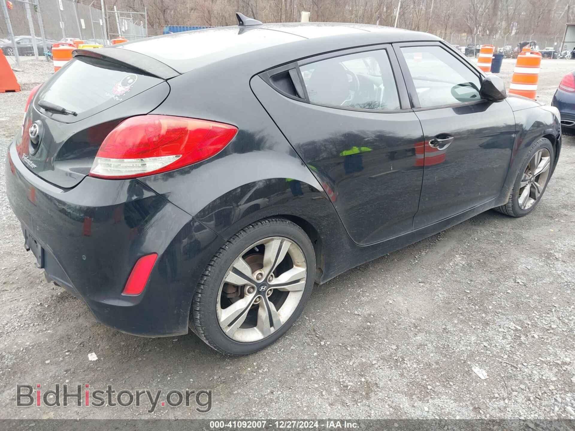 2012 HYUNDAI VELOSTER - VIN: KMHTC6AD2CU077793 - Фото 4