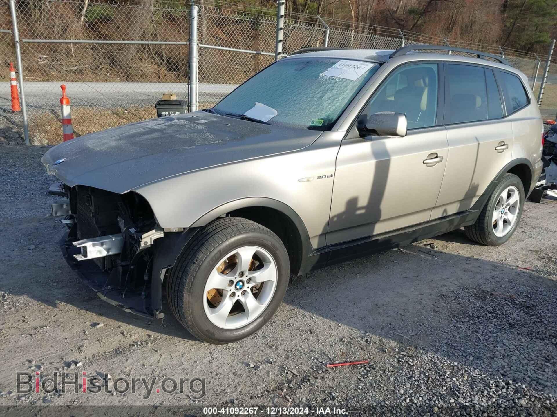 2007 BMW X3 - VIN: WBXPC93467WF12979 - Фото 2